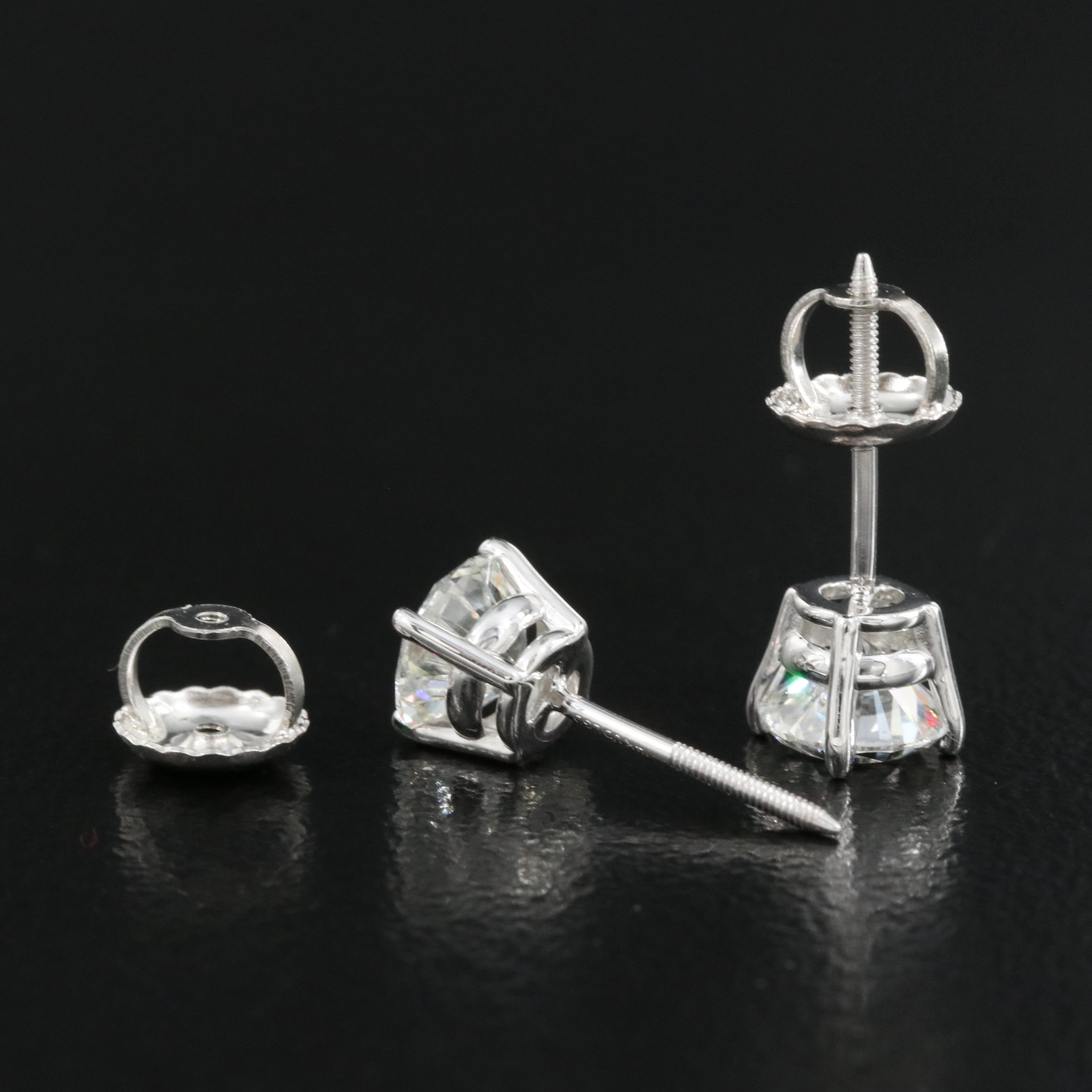 14K 1.10 CTW Lab Grown Diamond Stud Earrings