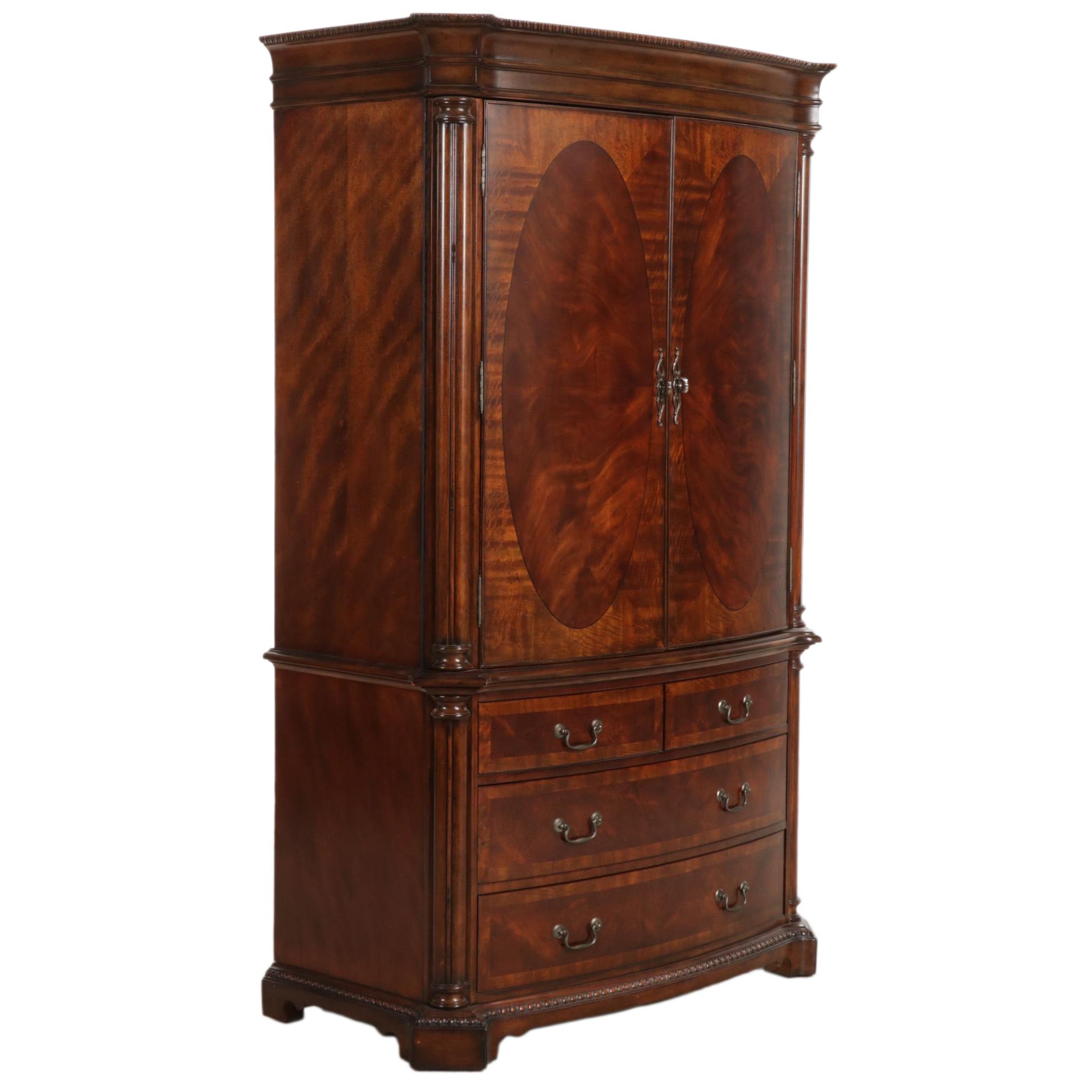 Seven Seas by Hooker Furniture George III Style Mahogany Armoire