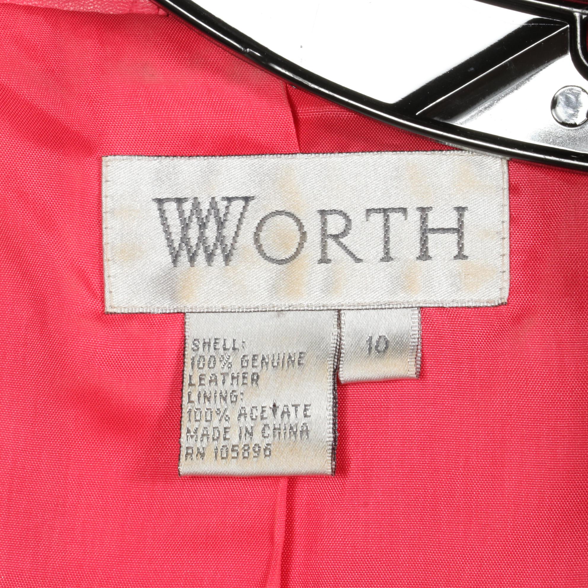 London Fog Coat, Talbots Wool Jacket, Worth Leather Jacket, and More