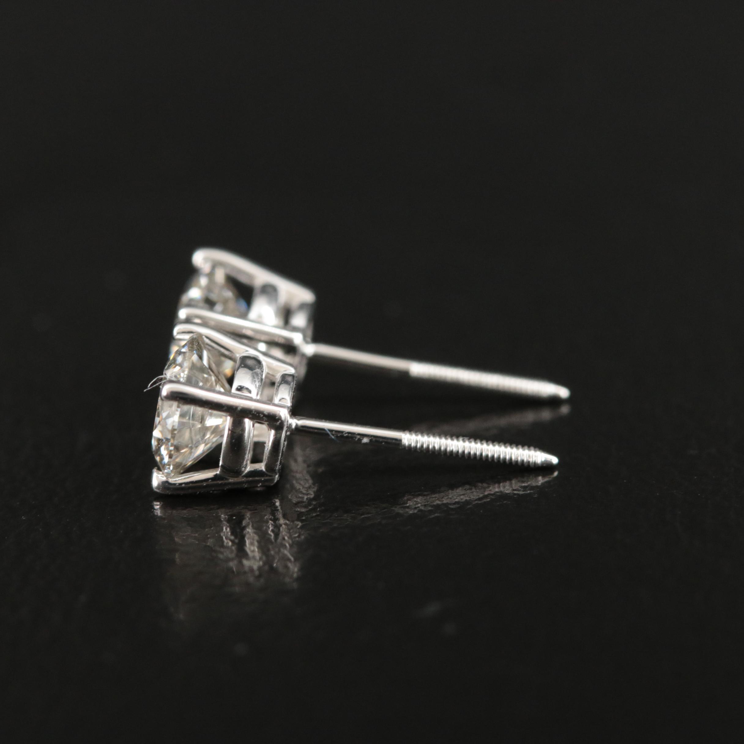 14K 1.00 CTW Lab Grown Diamond Stud Earrings
