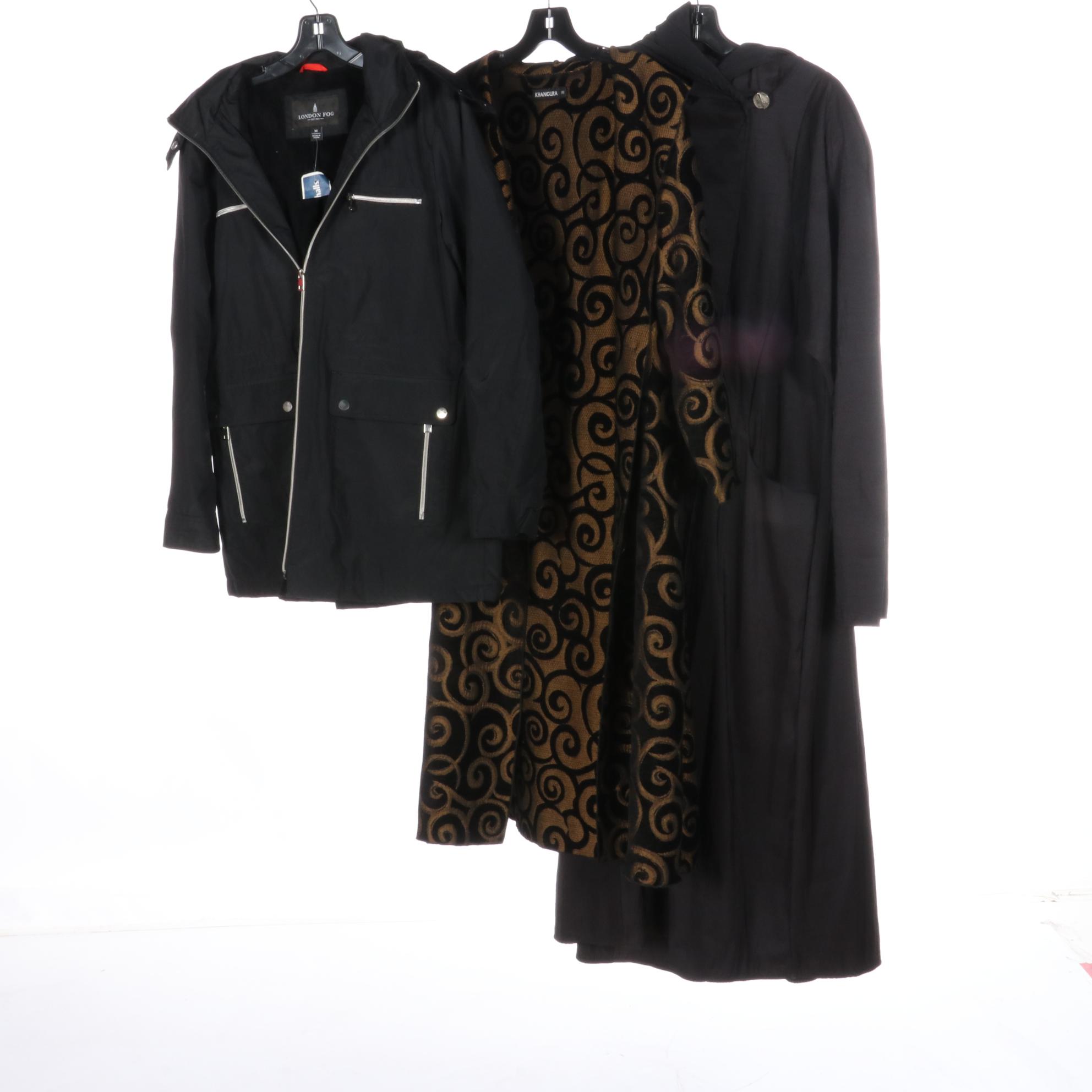 London Fog Coat, Talbots Wool Jacket, Worth Leather Jacket, and More