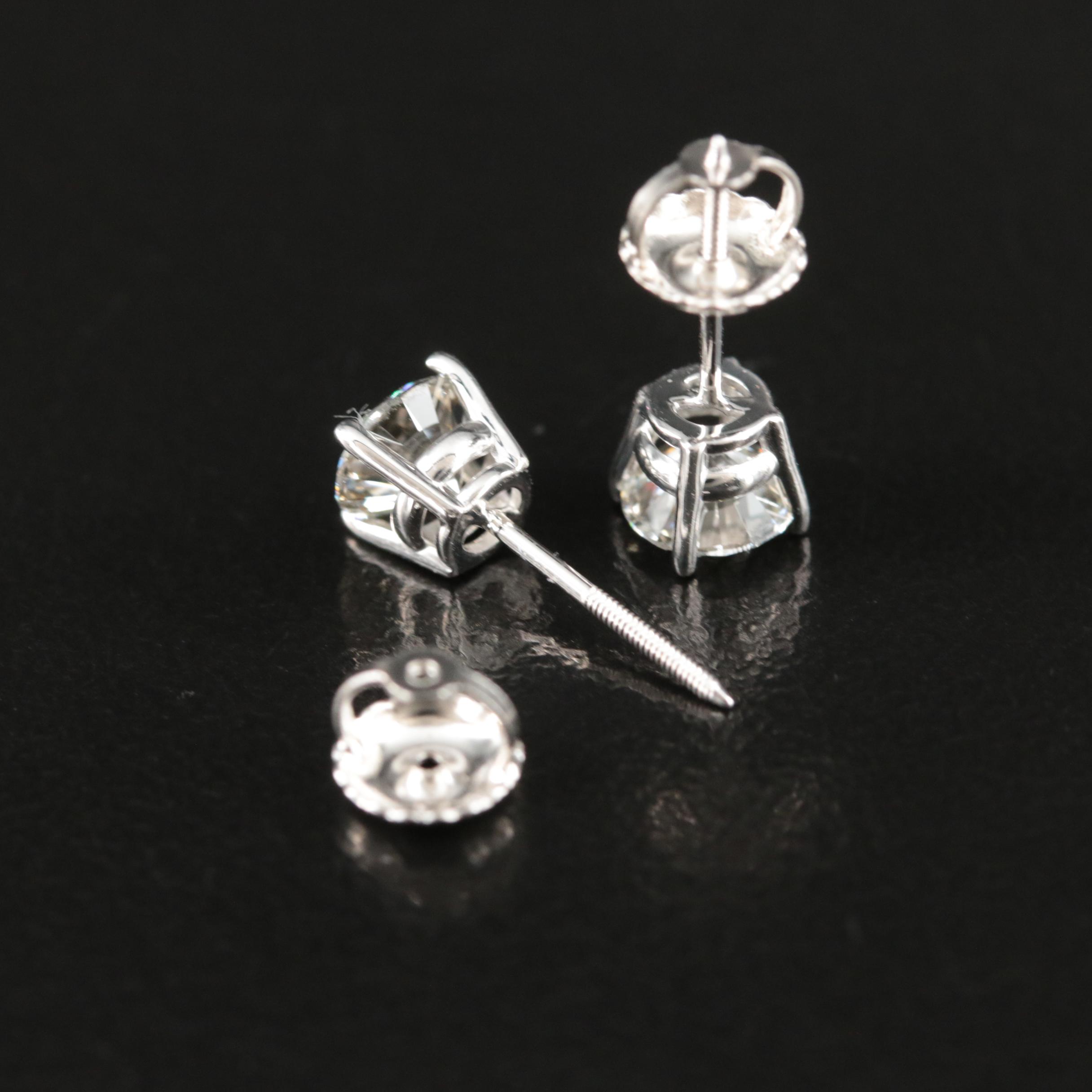 14K 1.00 CTW Lab Grown Diamond Stud Earrings