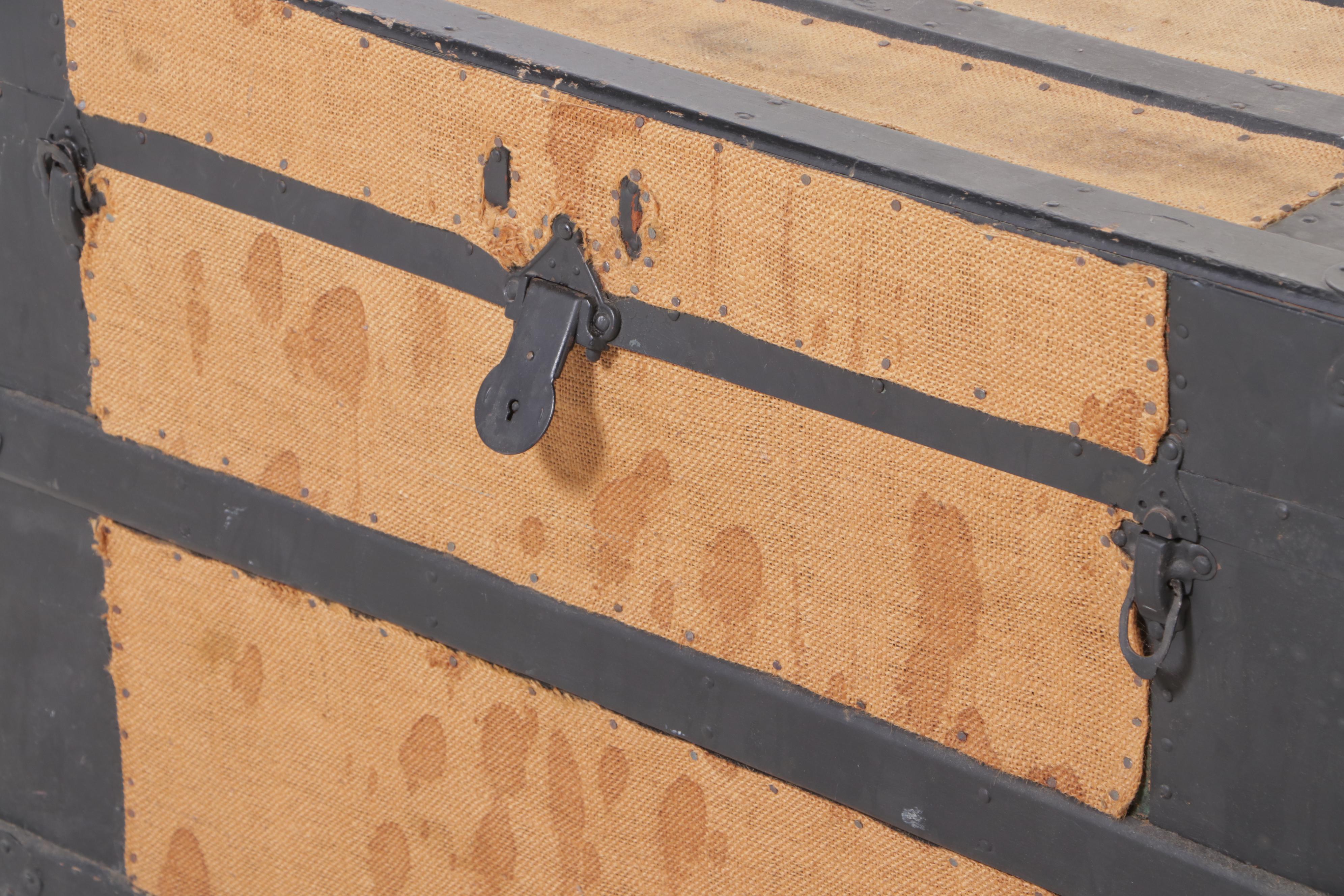 Steamer Trunk with Americana Lining