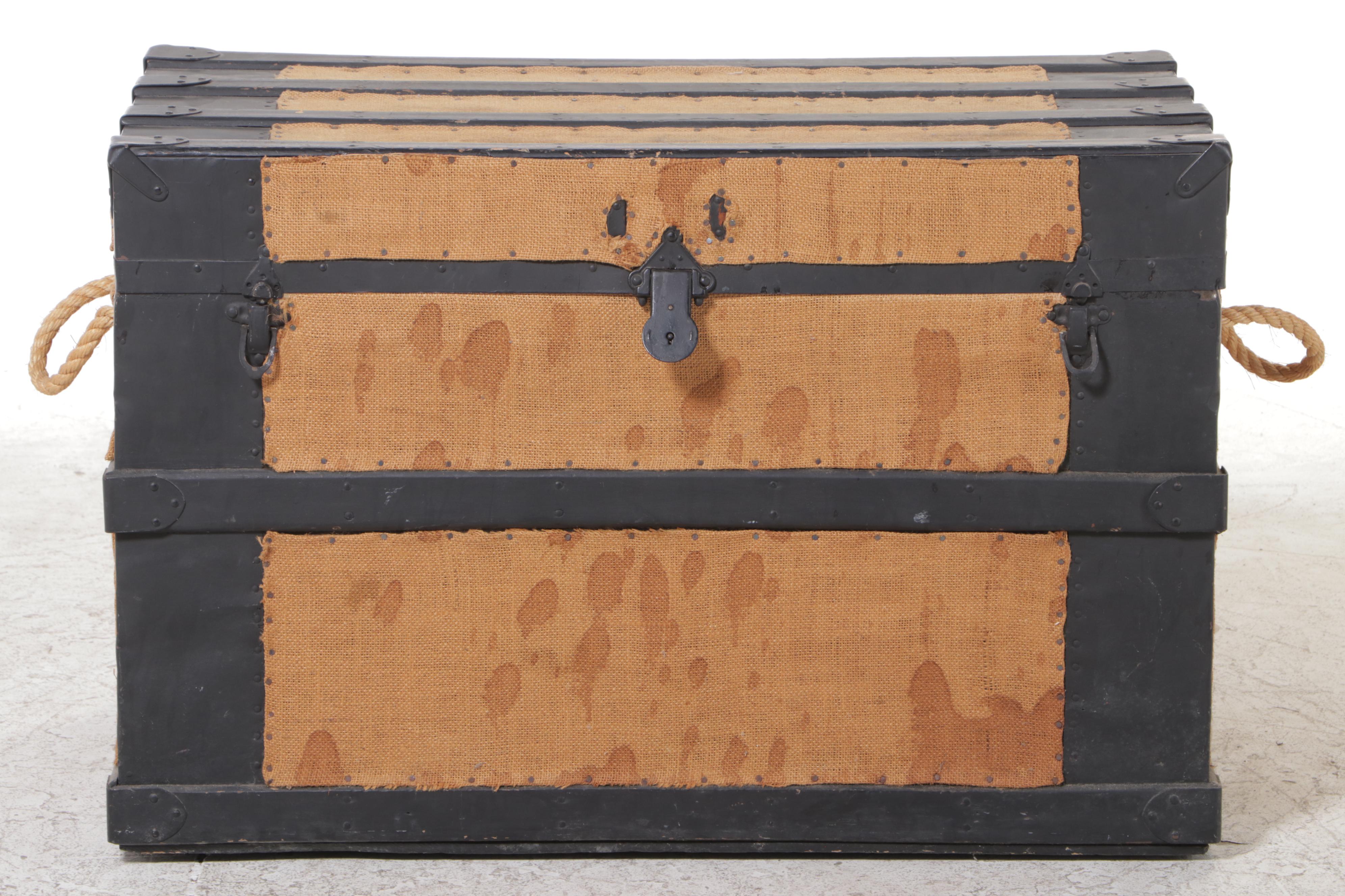 Steamer Trunk with Americana Lining