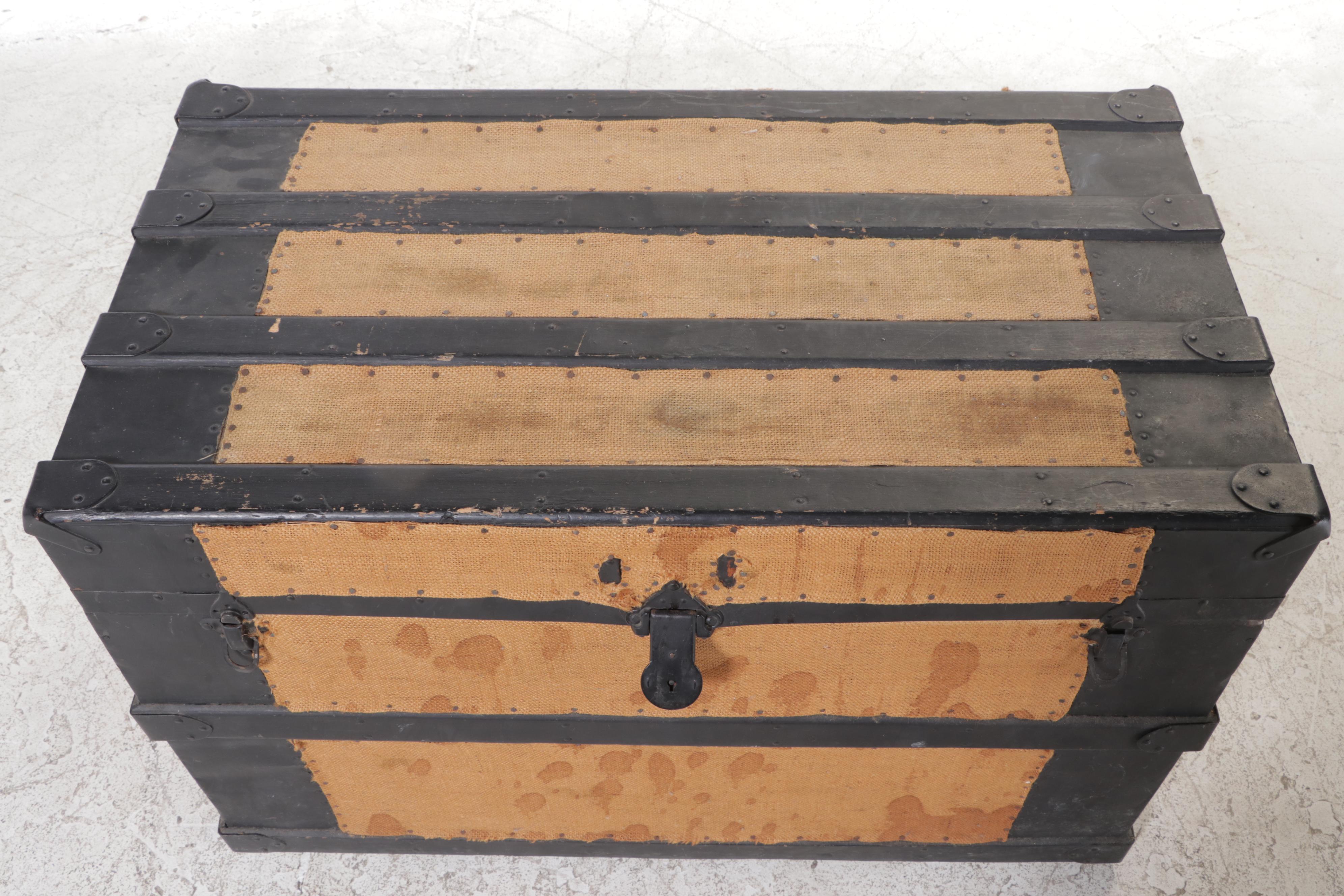 Steamer Trunk with Americana Lining