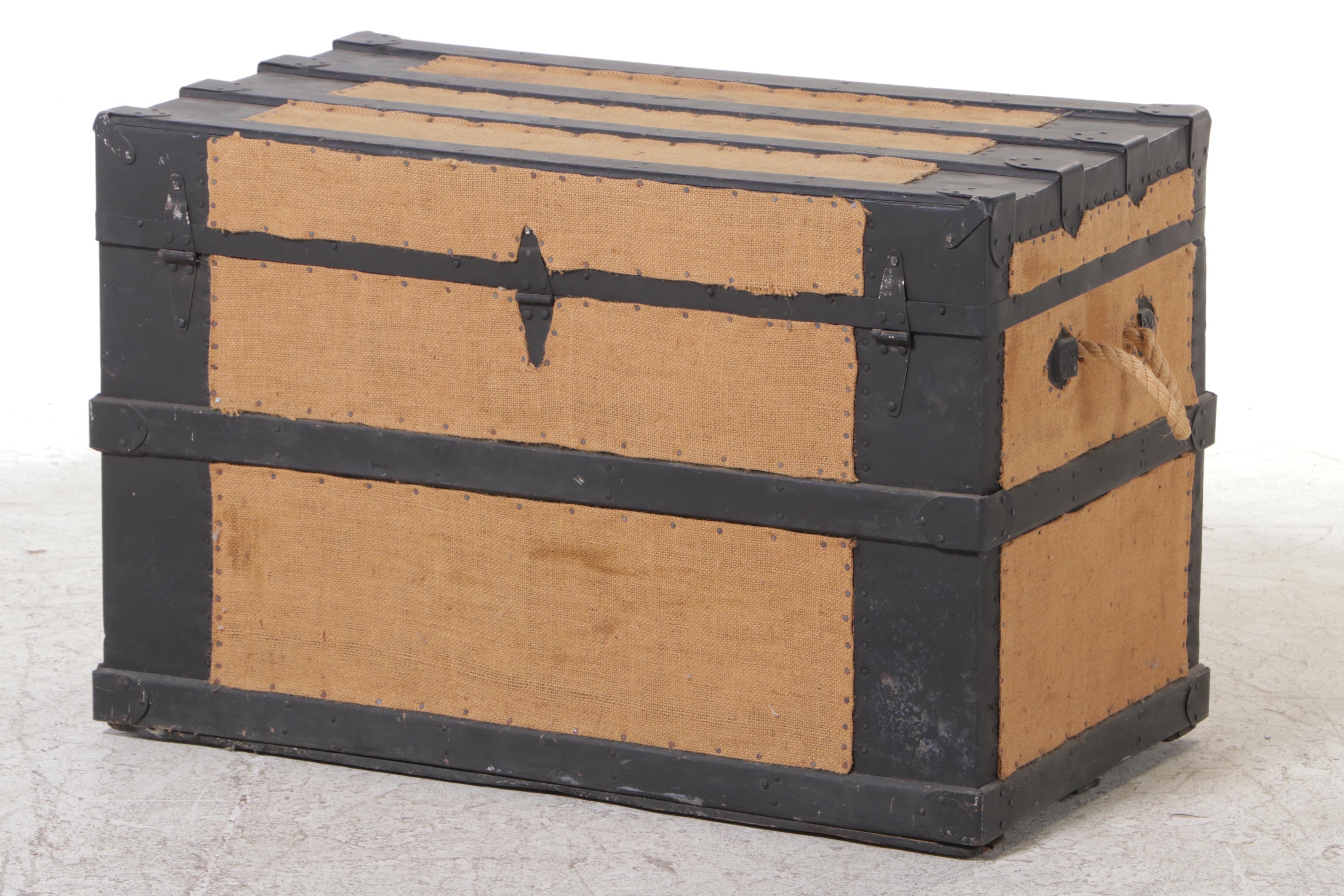 Steamer Trunk with Americana Lining