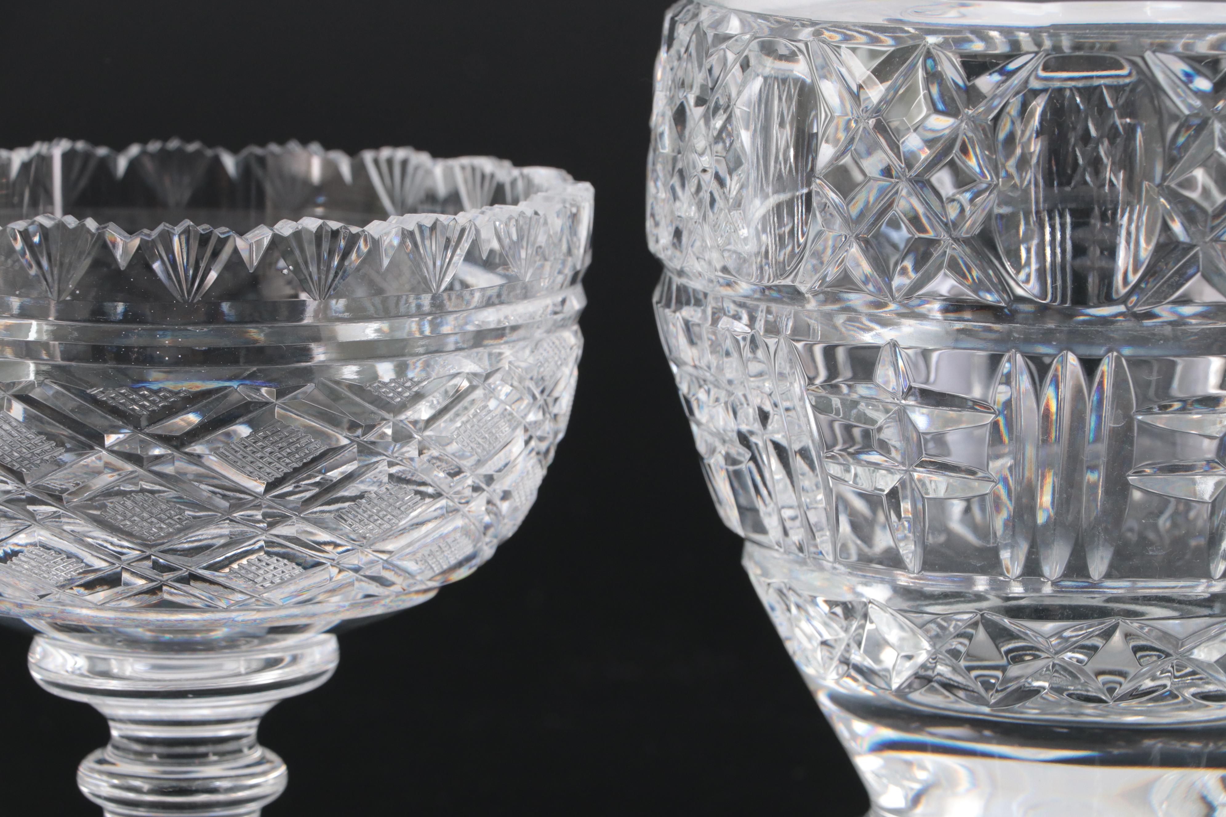 Waterford Crystal Artisan Pitcher, Compote and Small Bowls