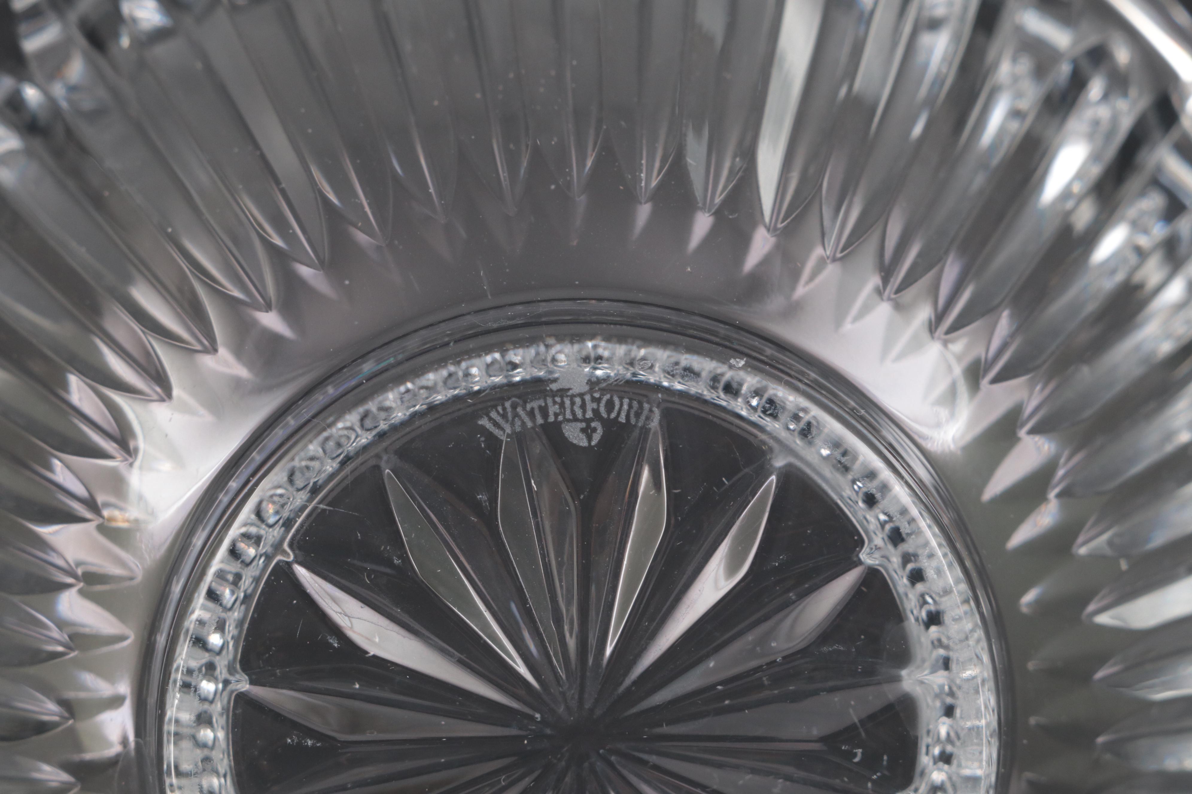 Waterford Crystal Artisan Pitcher, Compote and Small Bowls