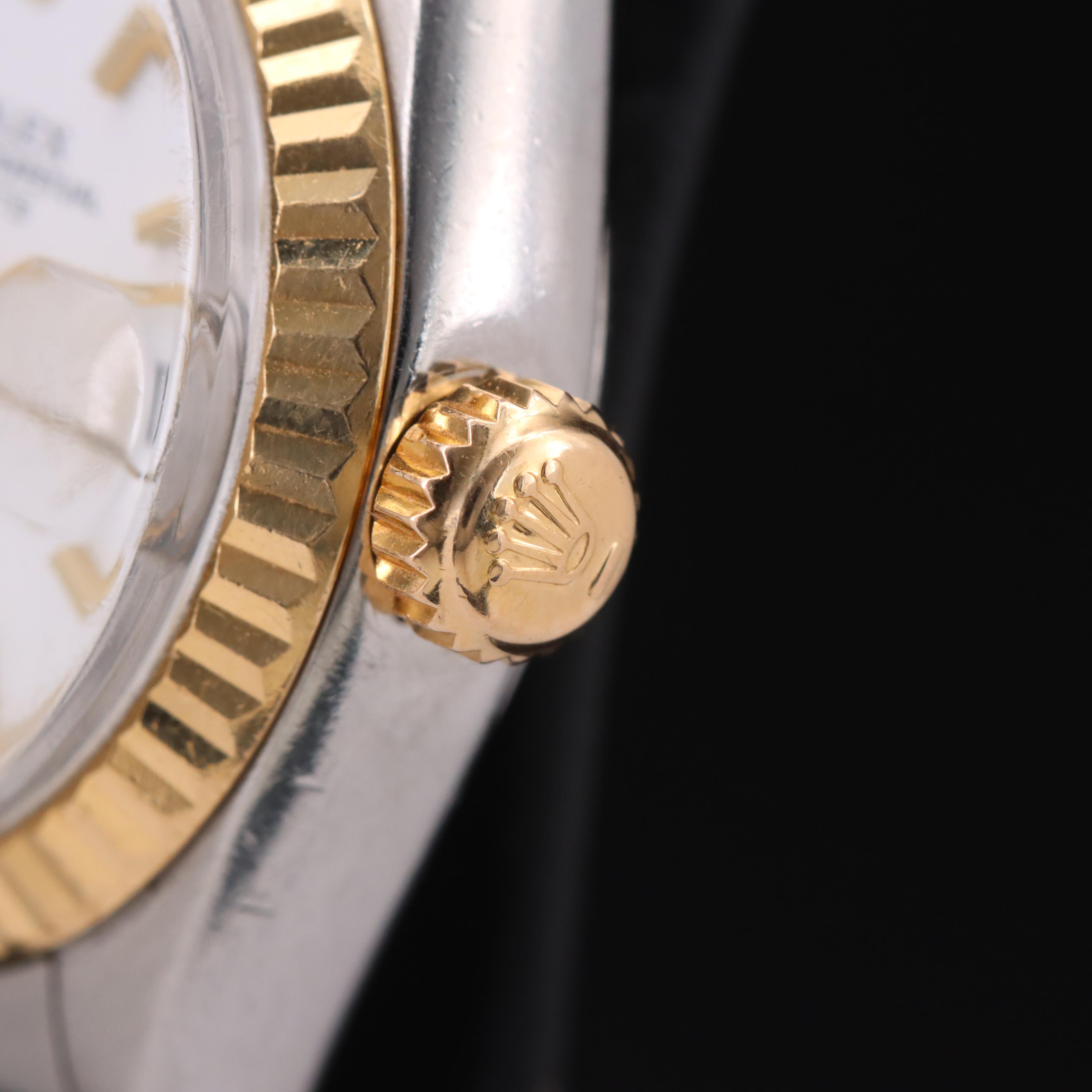 1980 Rolex Oyster Perpetual Date 18K and Stainless Steel Watch