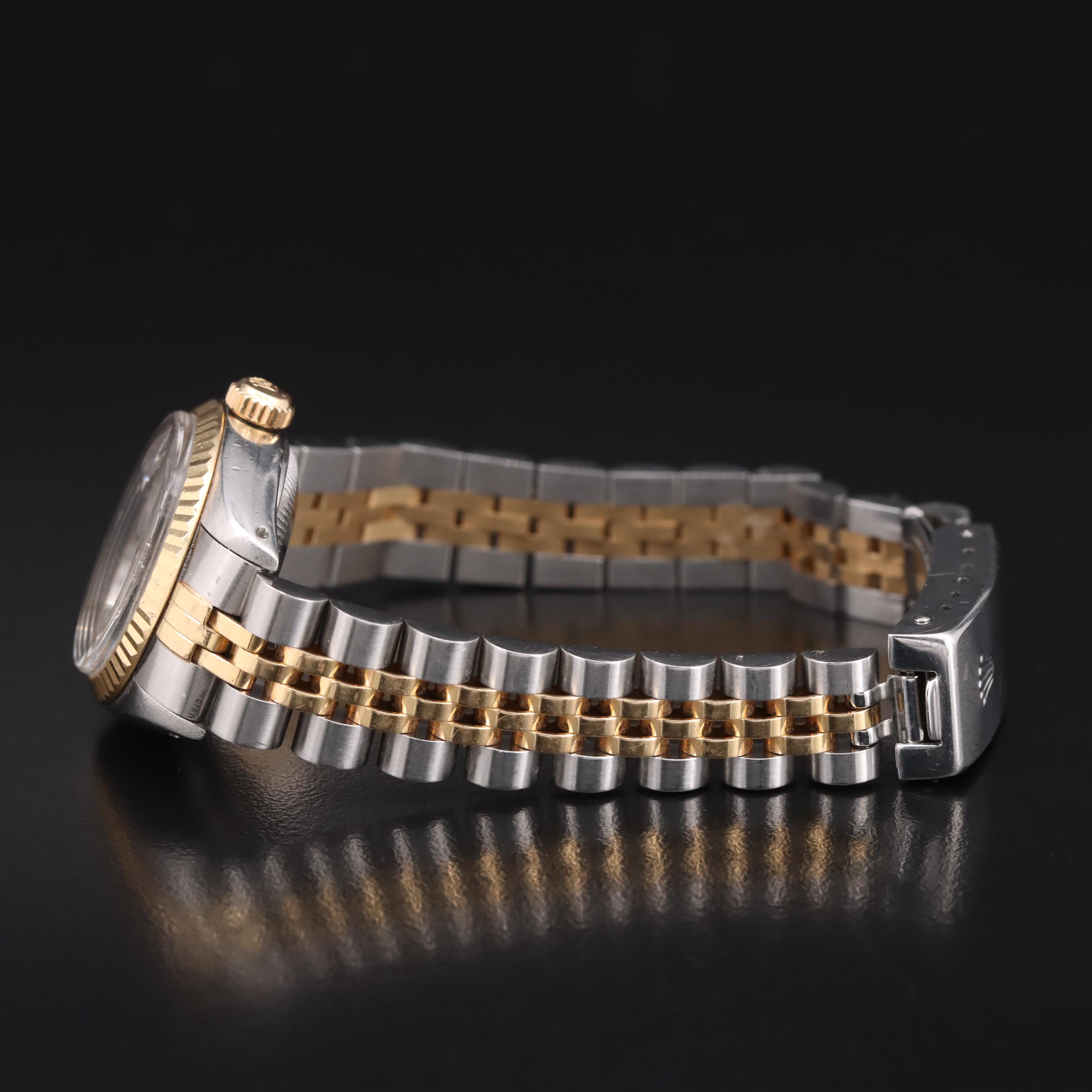 1980 Rolex Oyster Perpetual Date 18K and Stainless Steel Watch