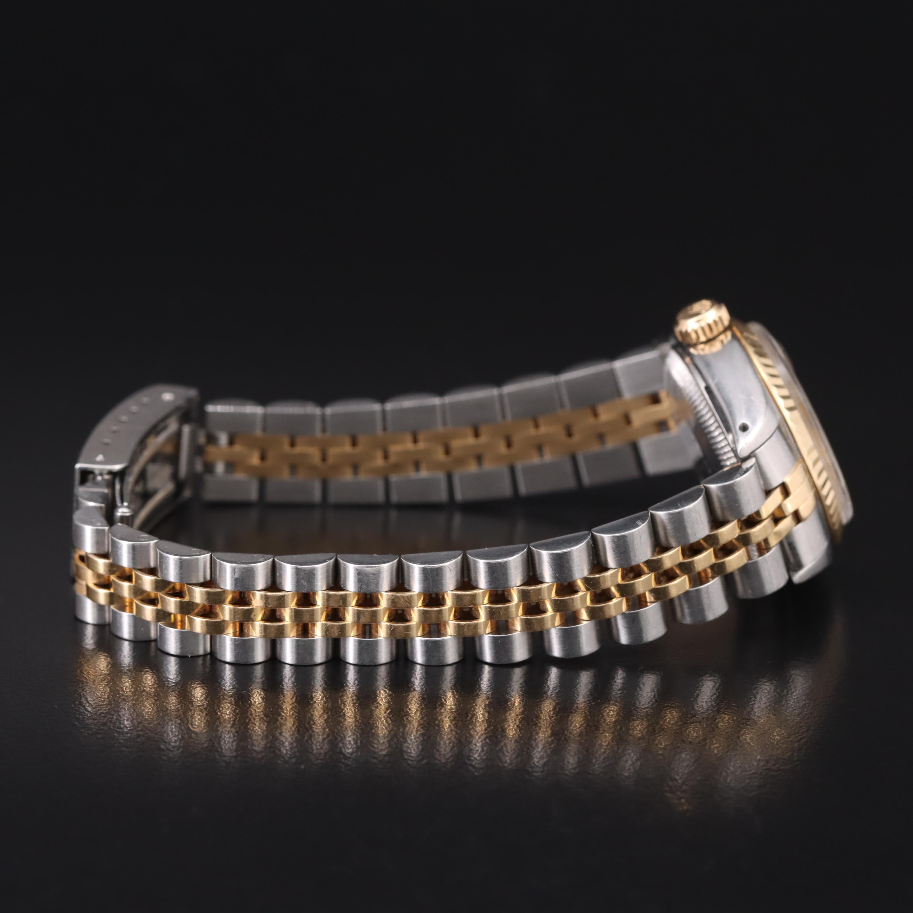 1980 Rolex Oyster Perpetual Date 18K and Stainless Steel Watch