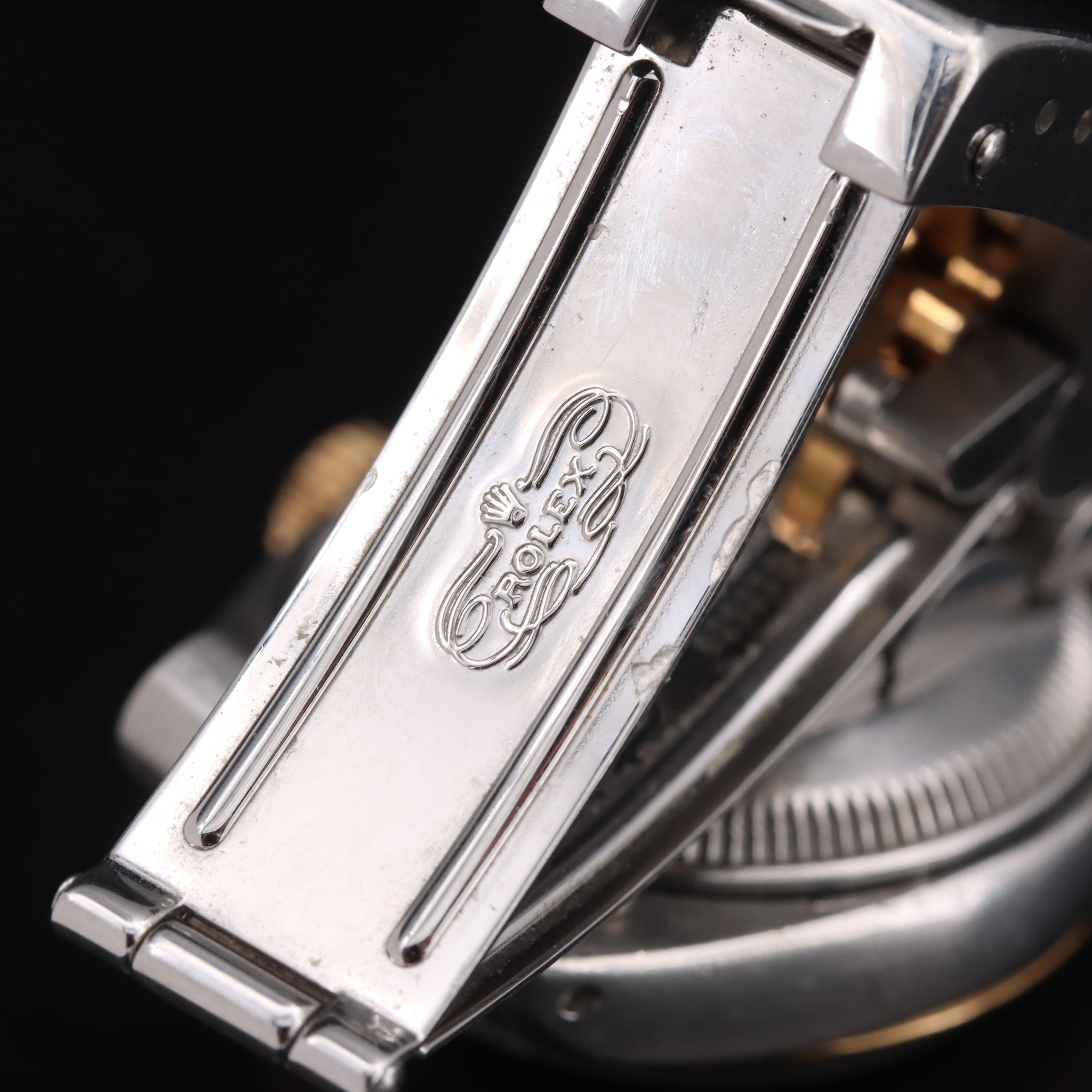 1980 Rolex Oyster Perpetual Date 18K and Stainless Steel Watch