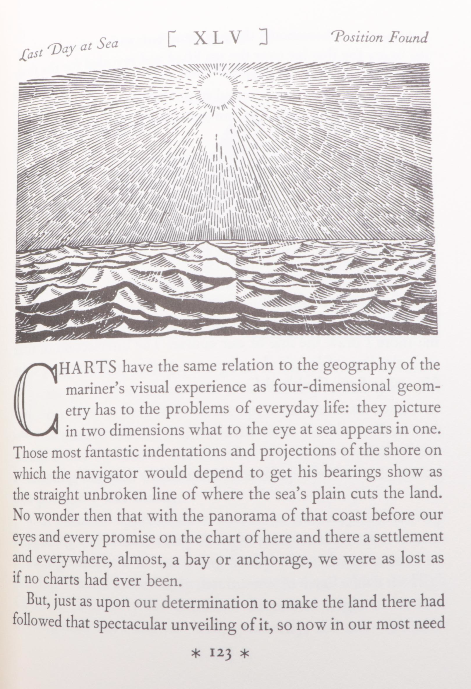 First Wesleyan Edition "N by E" by Rockwell Kent with "Canterbury Tales"