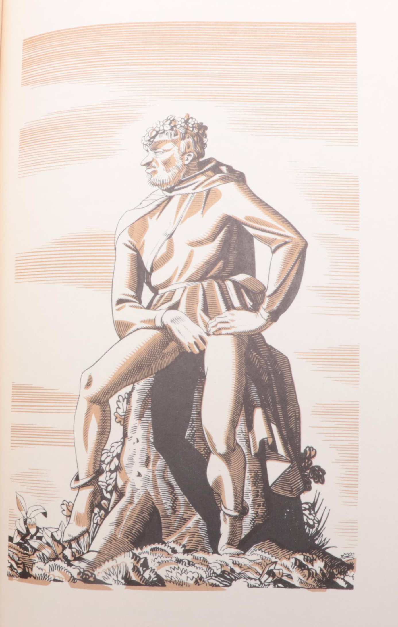 First Wesleyan Edition "N by E" by Rockwell Kent with "Canterbury Tales"