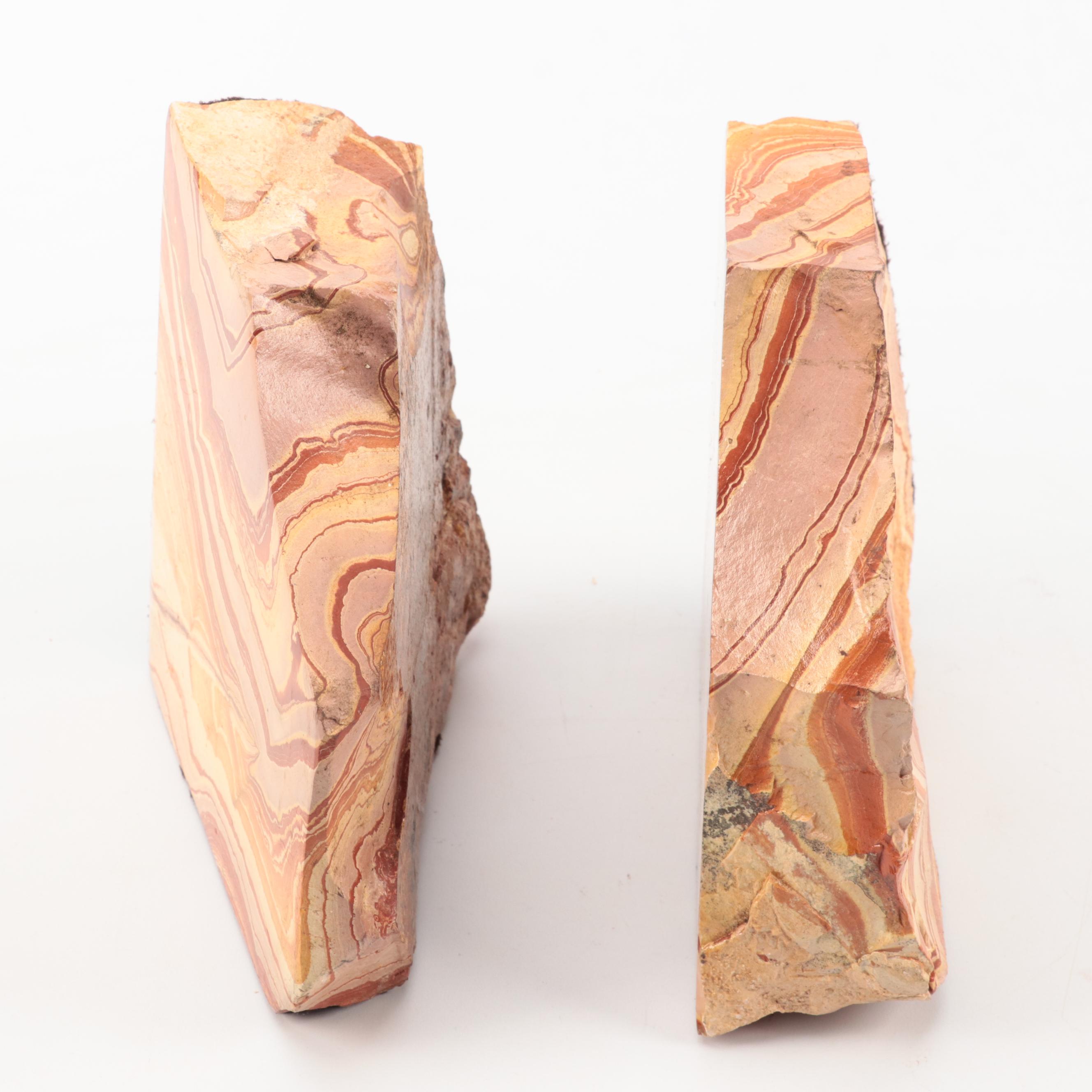 Pair of Sandstone Bookends