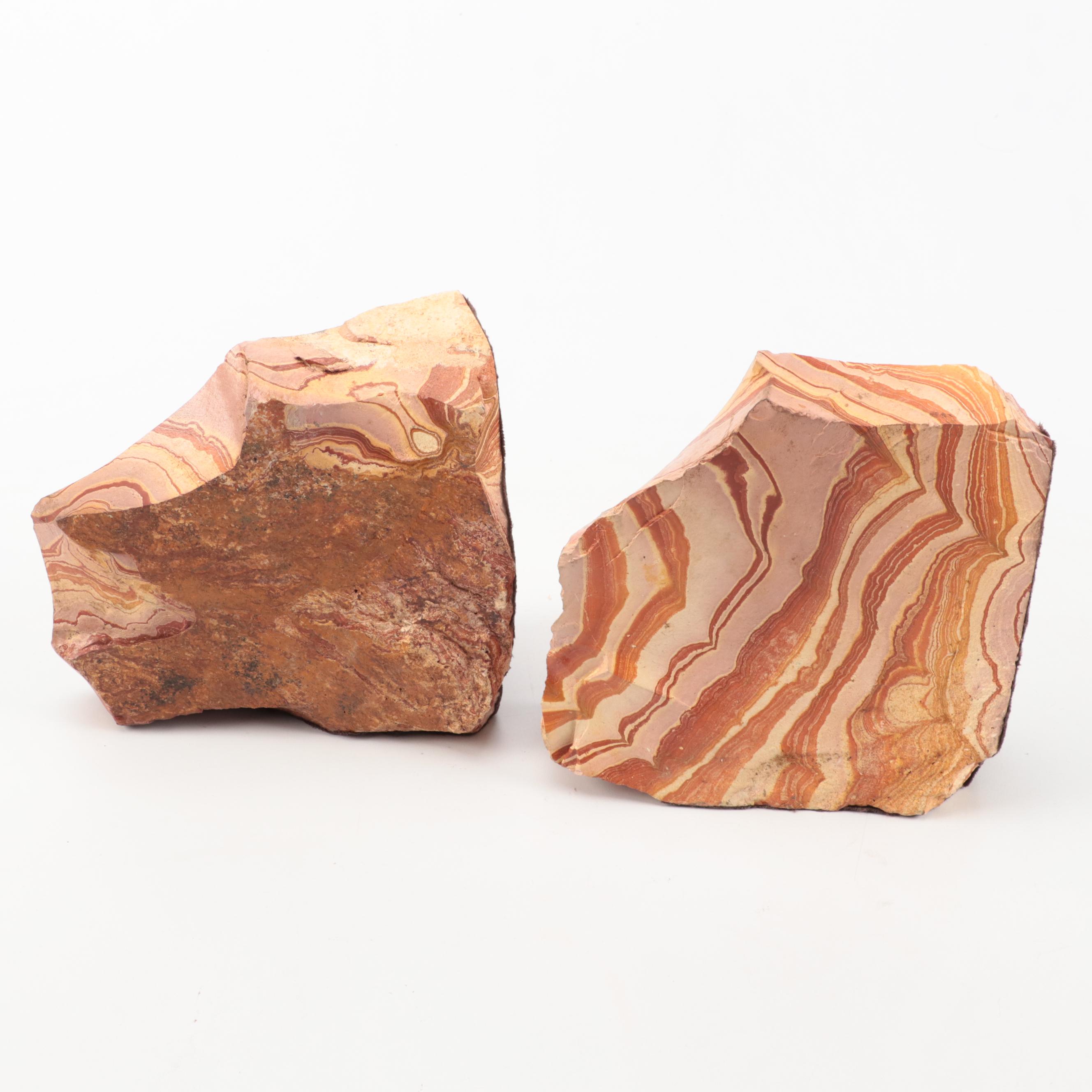 Pair of Sandstone Bookends