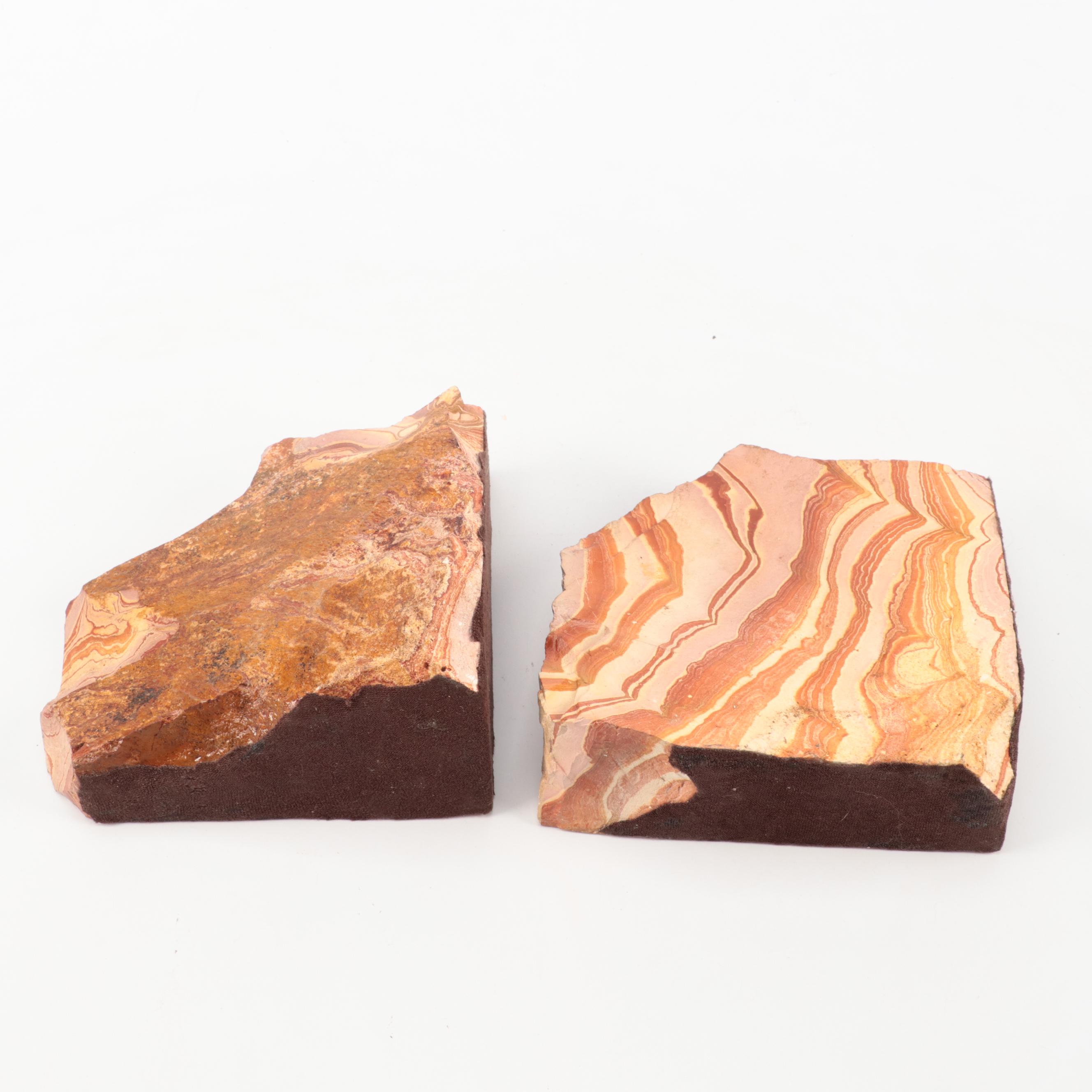 Pair of Sandstone Bookends