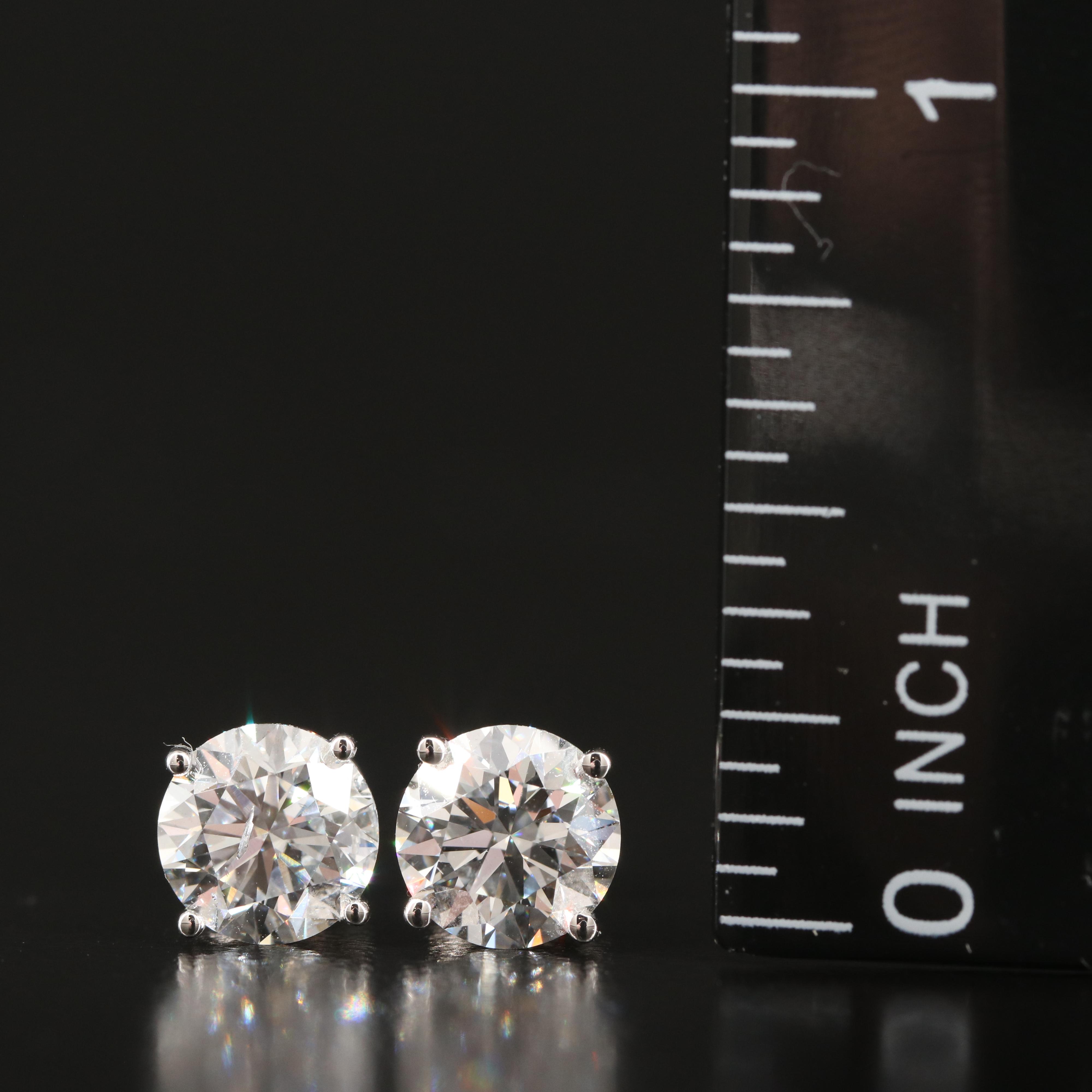 14K 2.48 CTW Lab Grown Diamond Stud Earrings