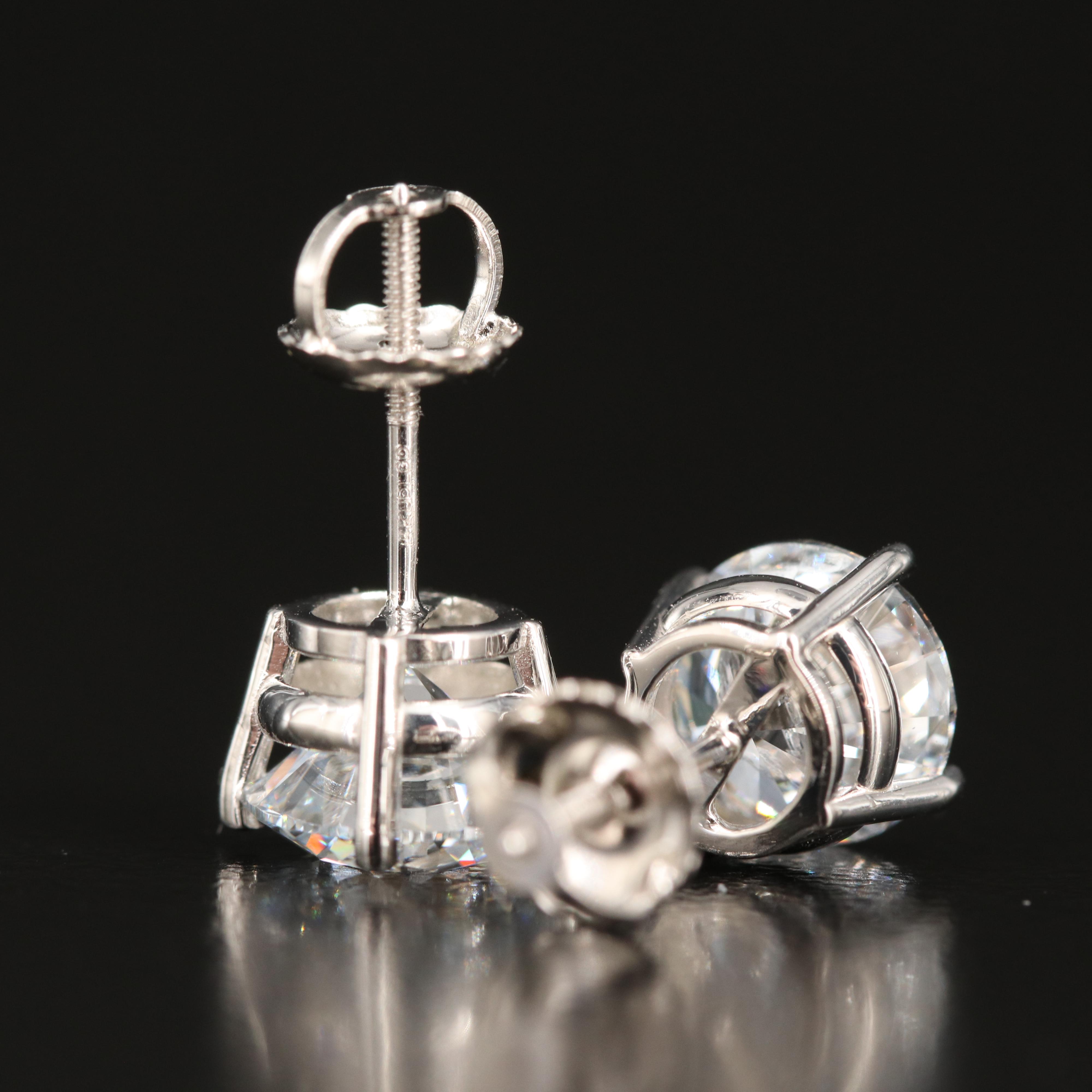 14K 2.48 CTW Lab Grown Diamond Stud Earrings