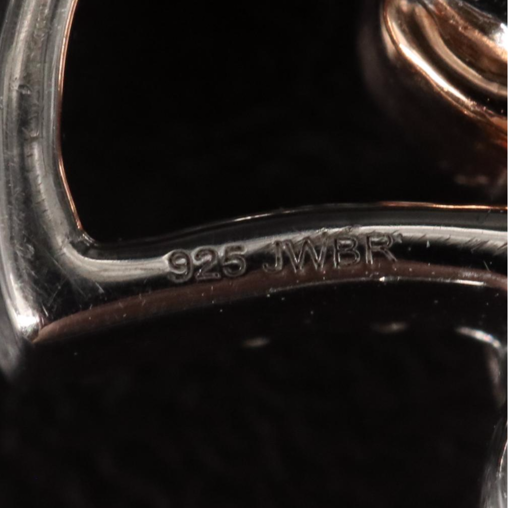 Sterling Diamond Angel Pendant Necklace