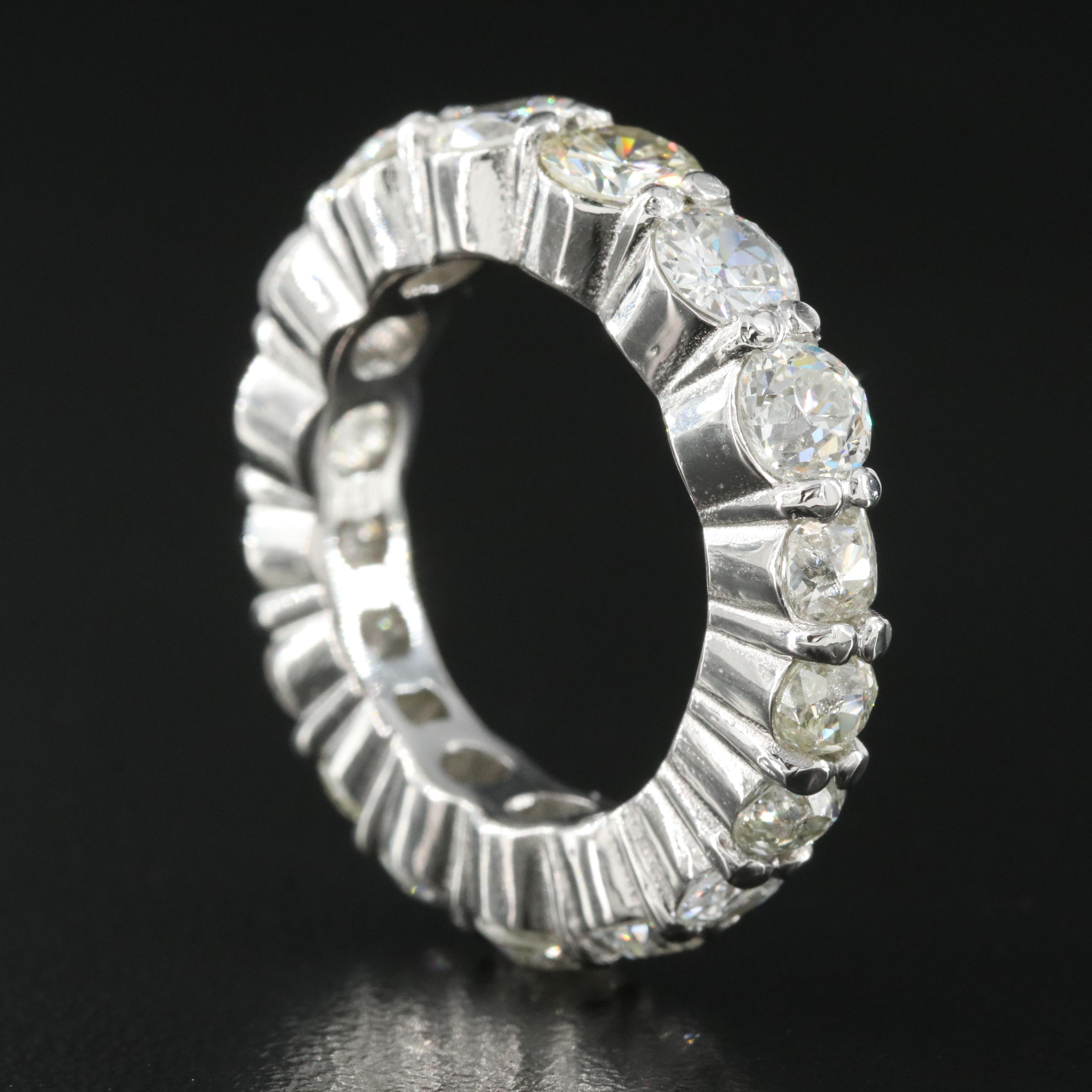 Platinum 5.33 CTW Diamond Eternity Band