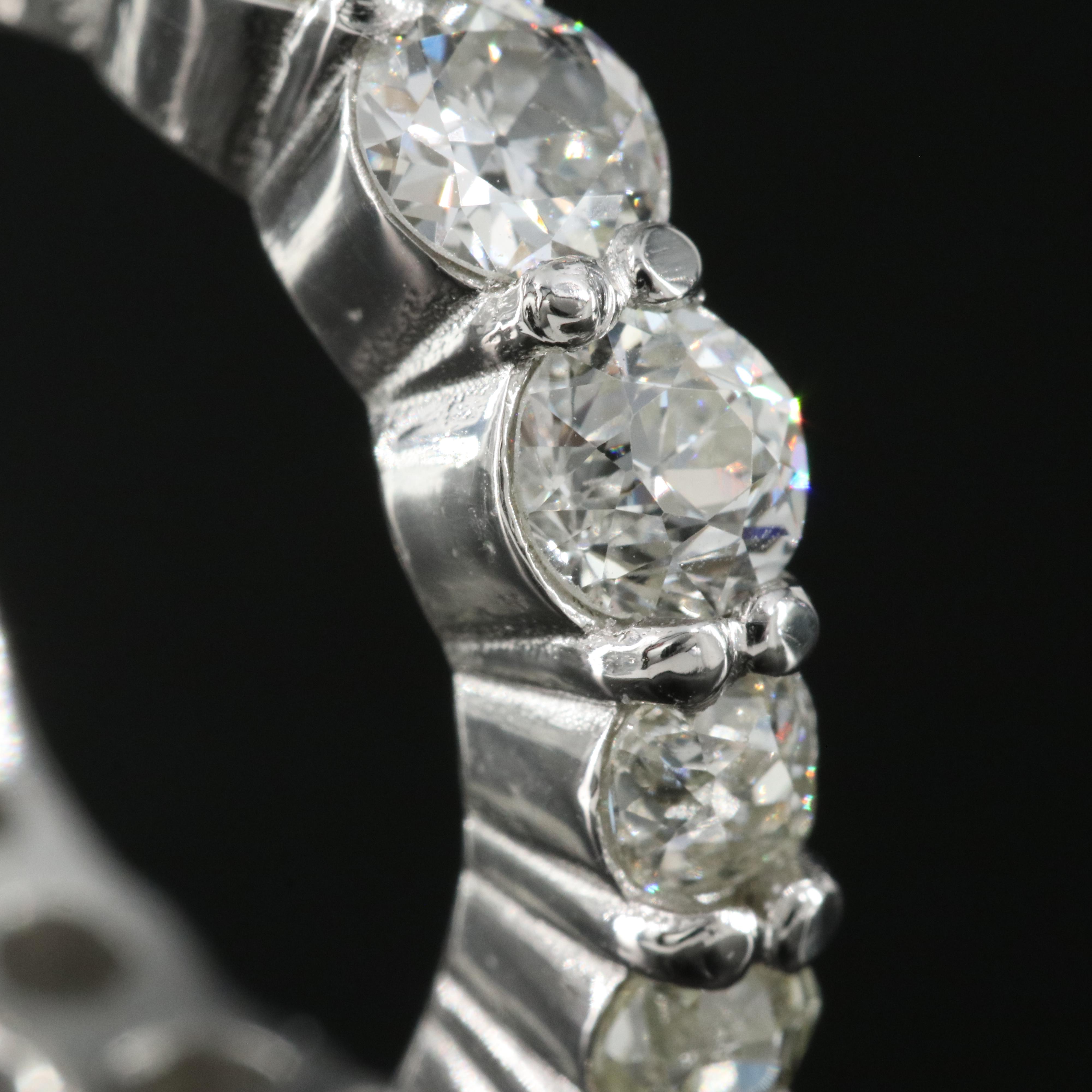 Platinum 5.33 CTW Diamond Eternity Band