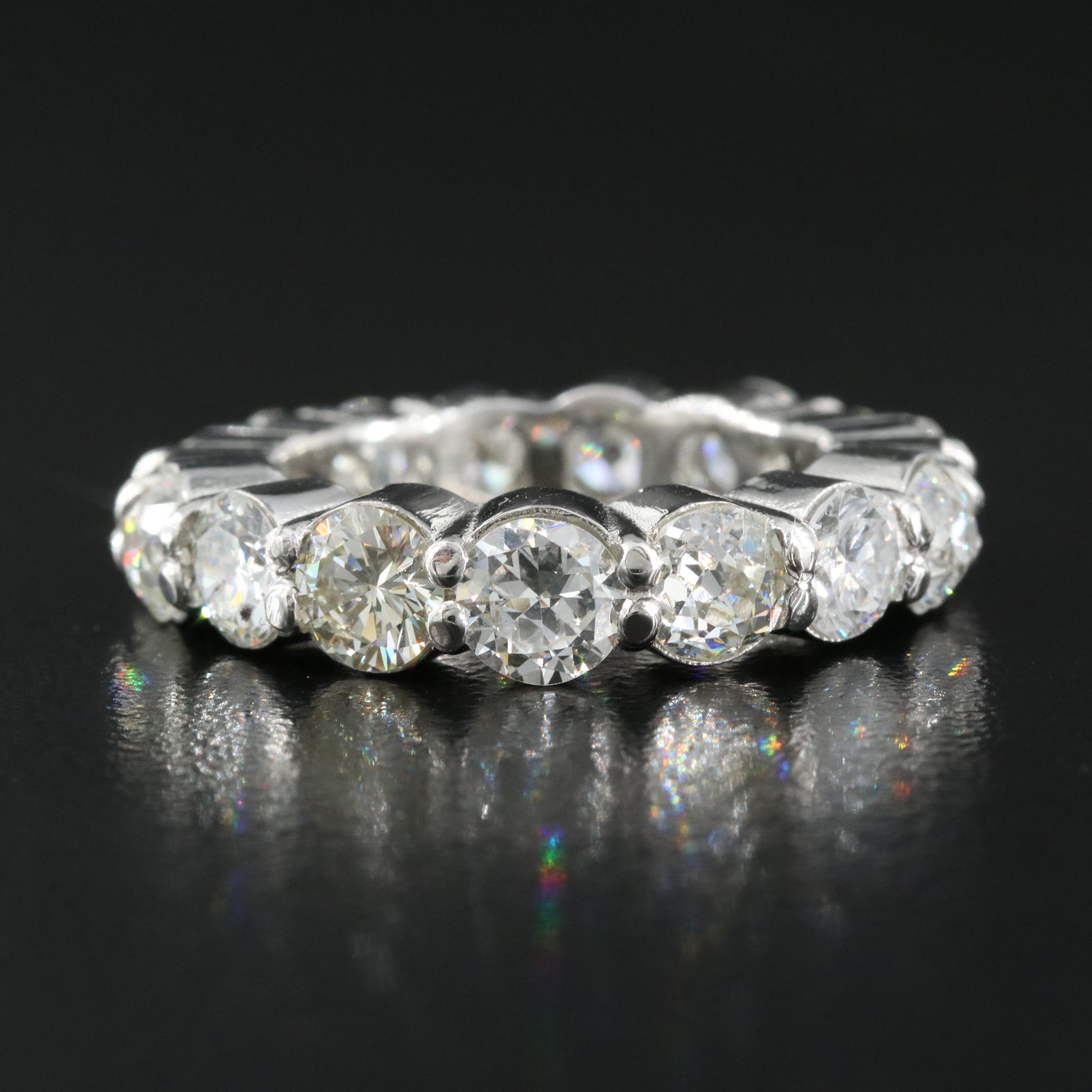 Platinum 5.33 CTW Diamond Eternity Band