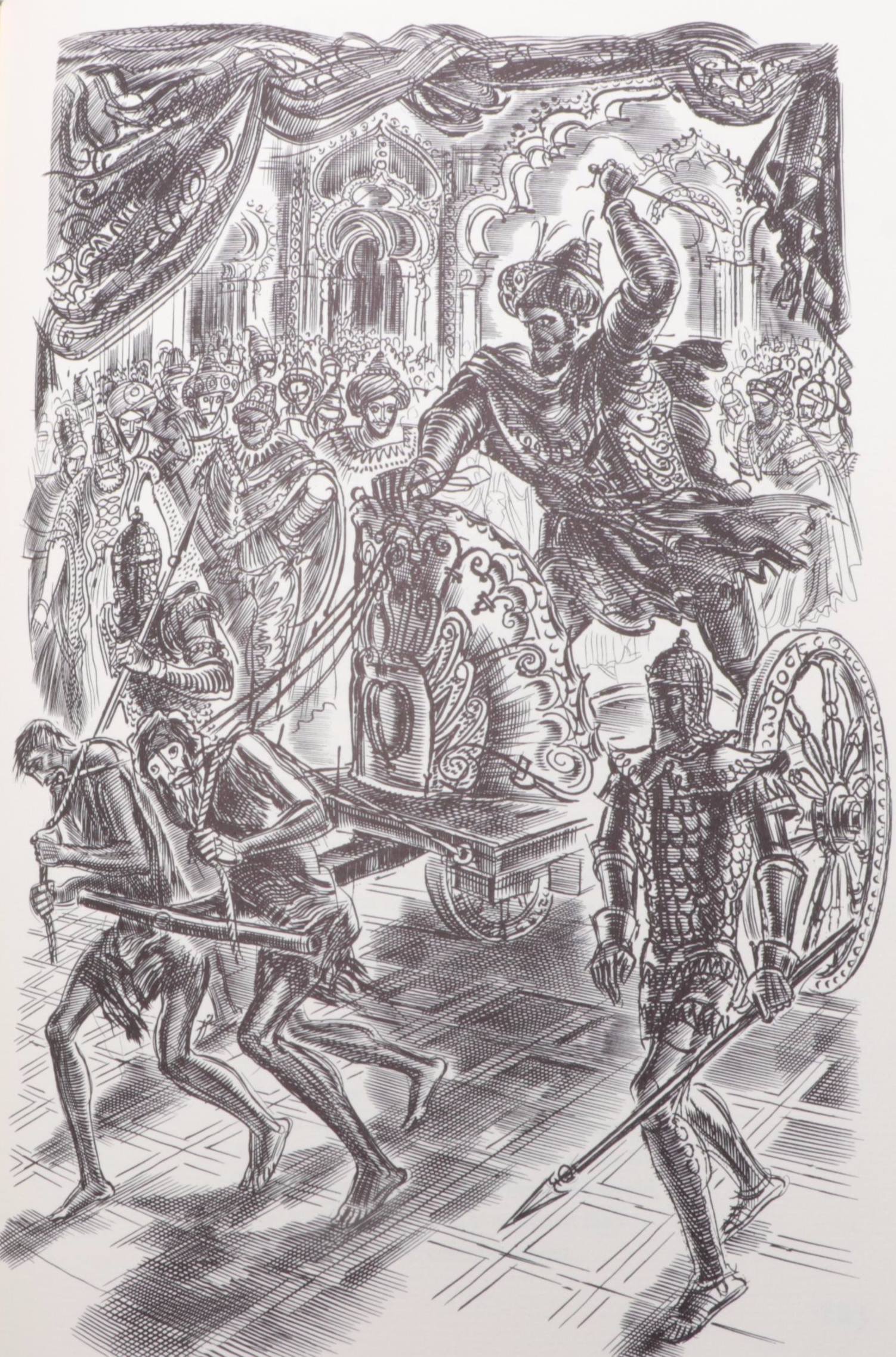 "The Illustrated Treasury of Children's Literature" with "Four Plays" by Marlowe