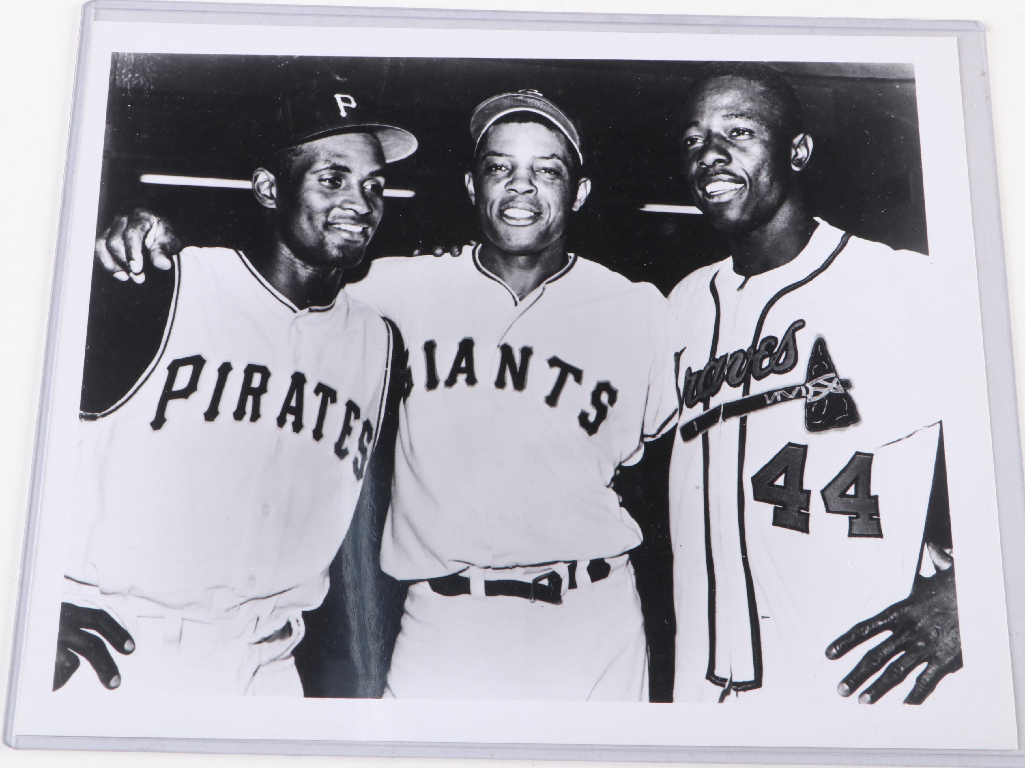 1960 Topps Roberto Clemente Baseball Card with MLB Stamps and More