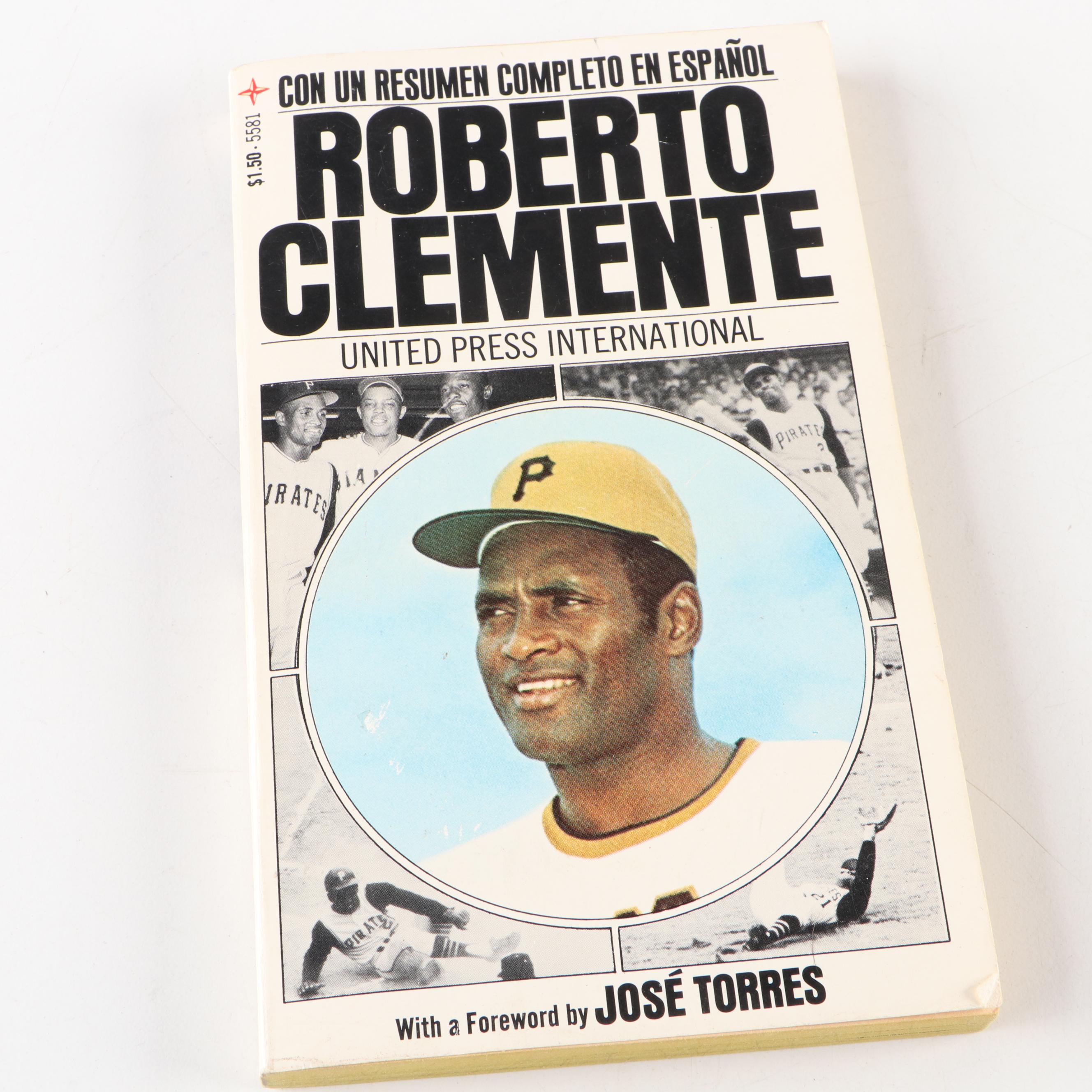 1960 Topps Roberto Clemente Baseball Card with MLB Stamps and More