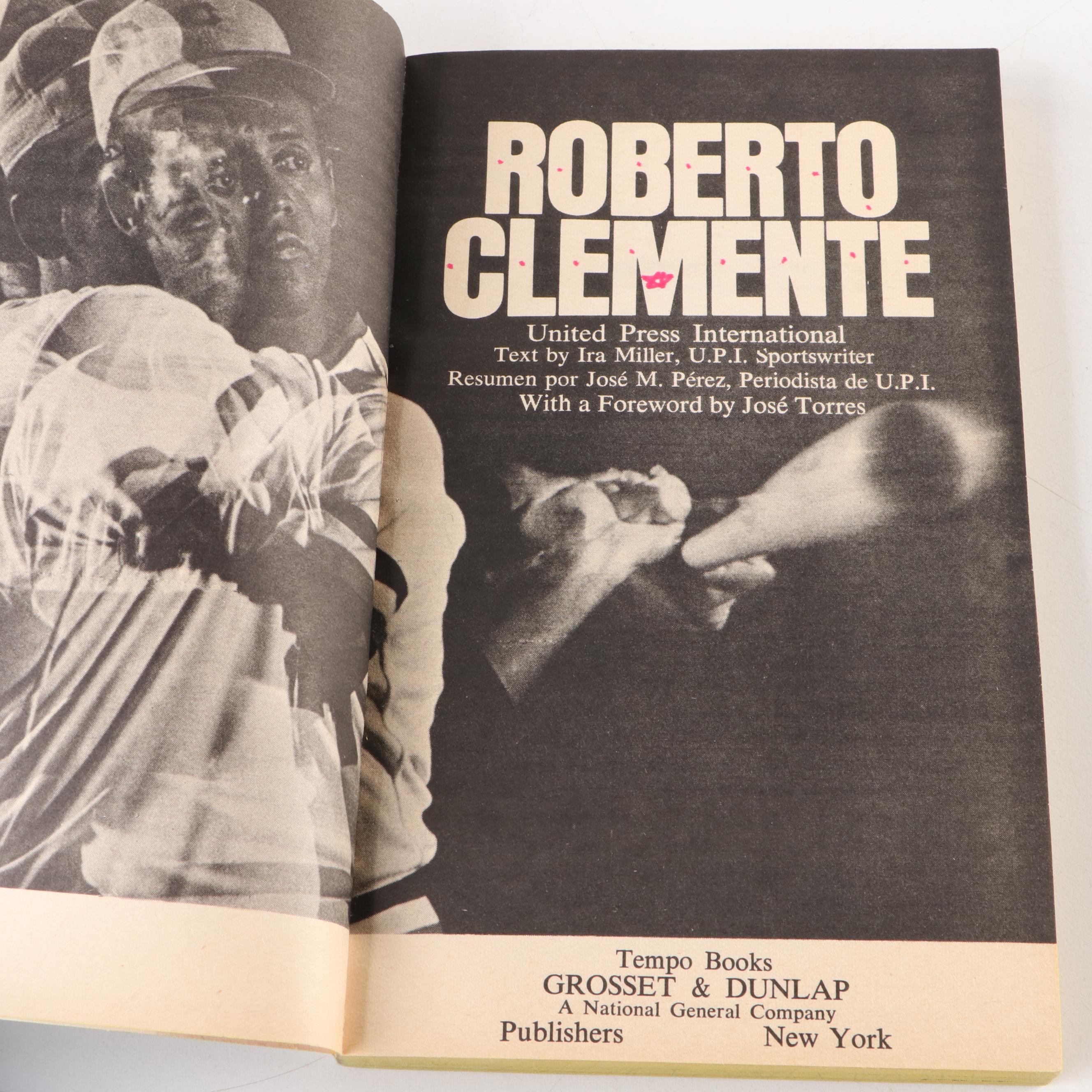 1960 Topps Roberto Clemente Baseball Card with MLB Stamps and More