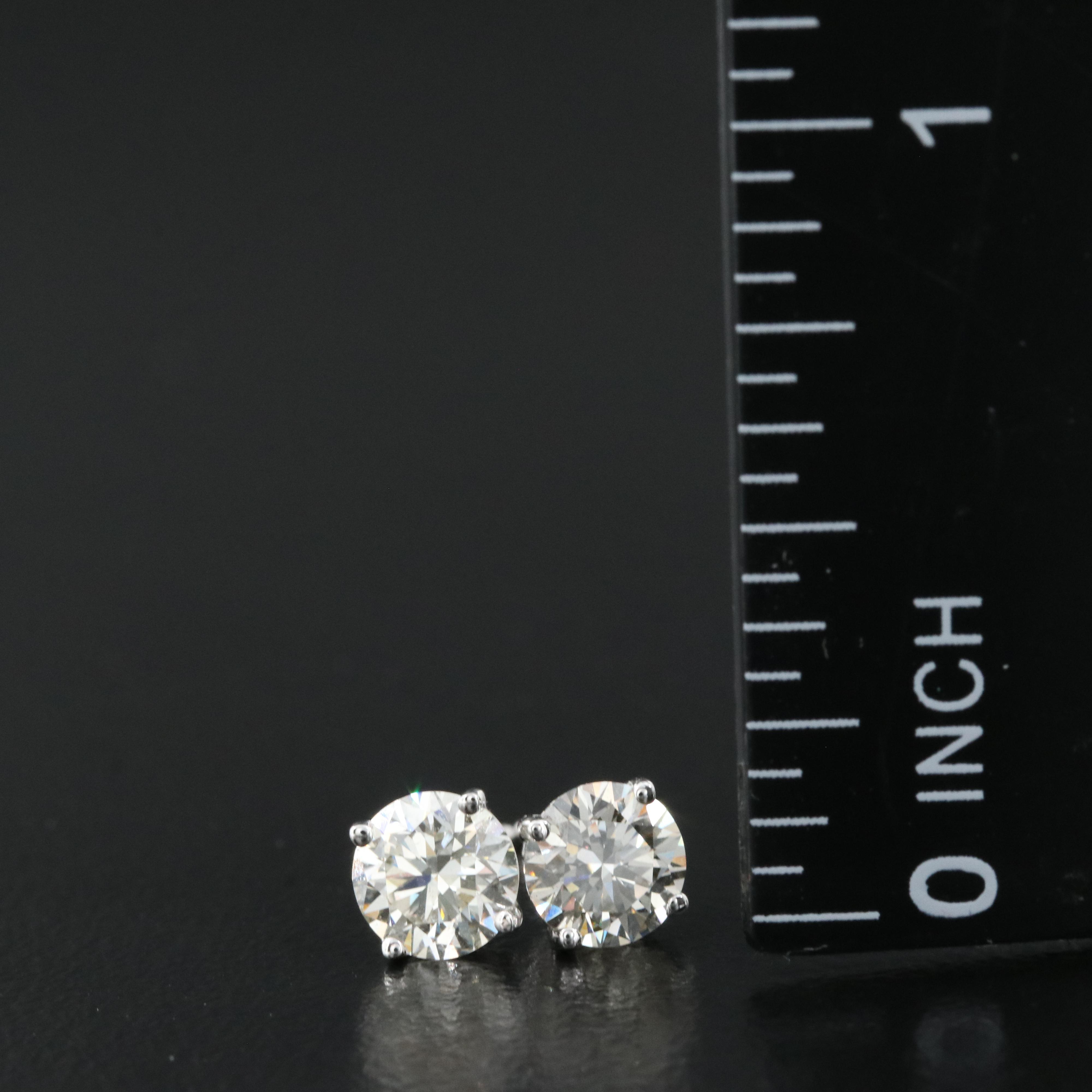 14K 1.05 CTW Lab Grown Diamond Stud Earrings