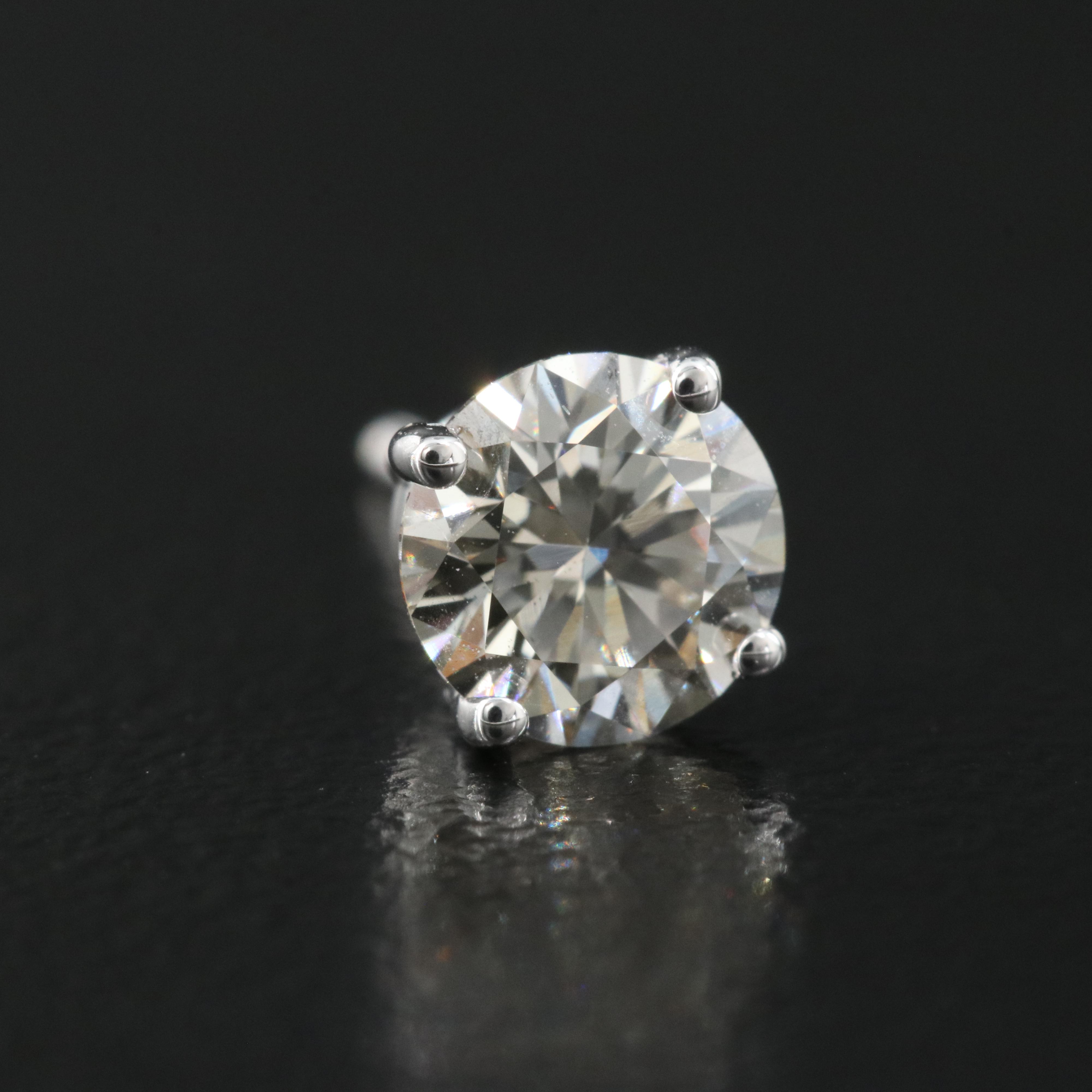 14K 1.05 CTW Lab Grown Diamond Stud Earrings