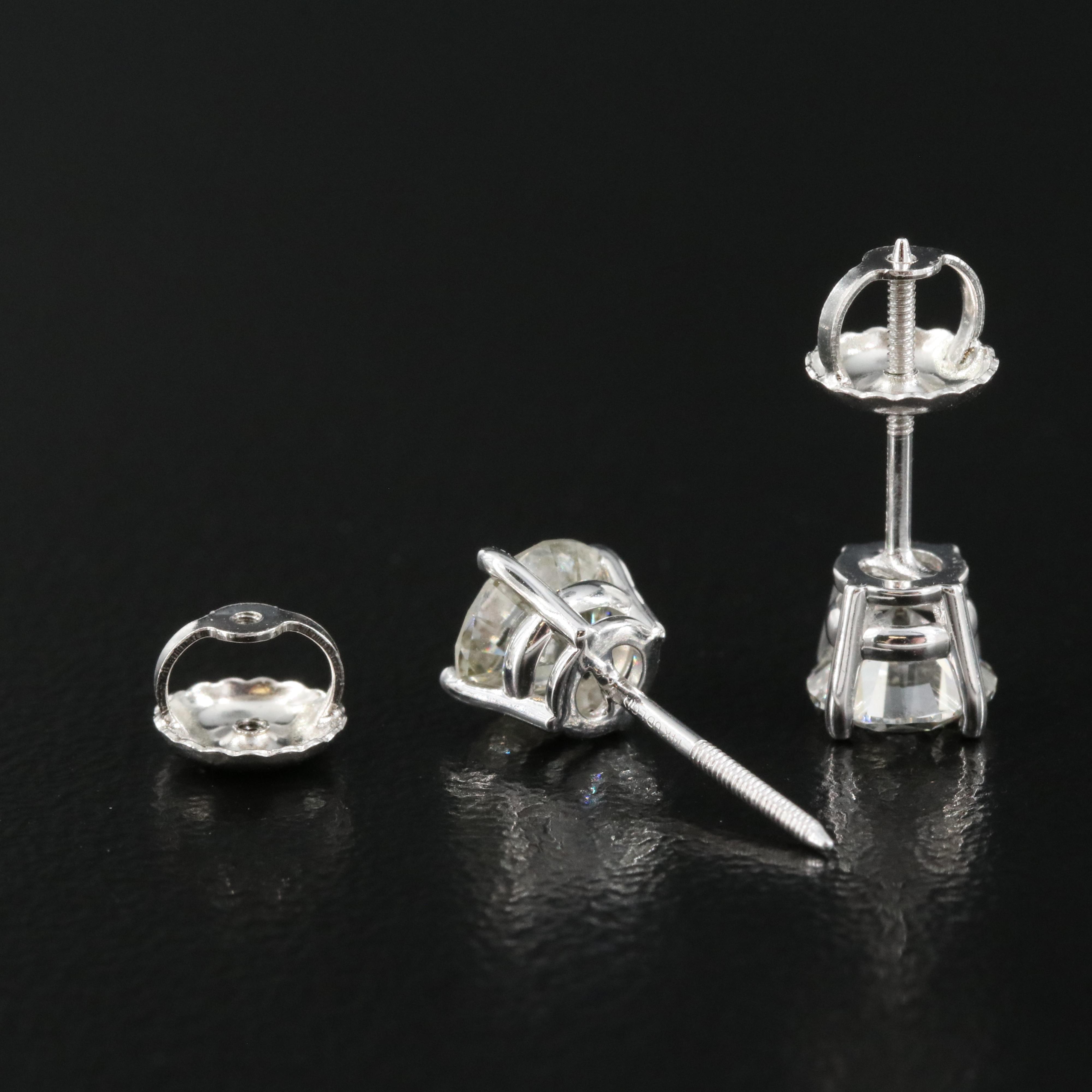 14K 1.05 CTW Lab Grown Diamond Stud Earrings
