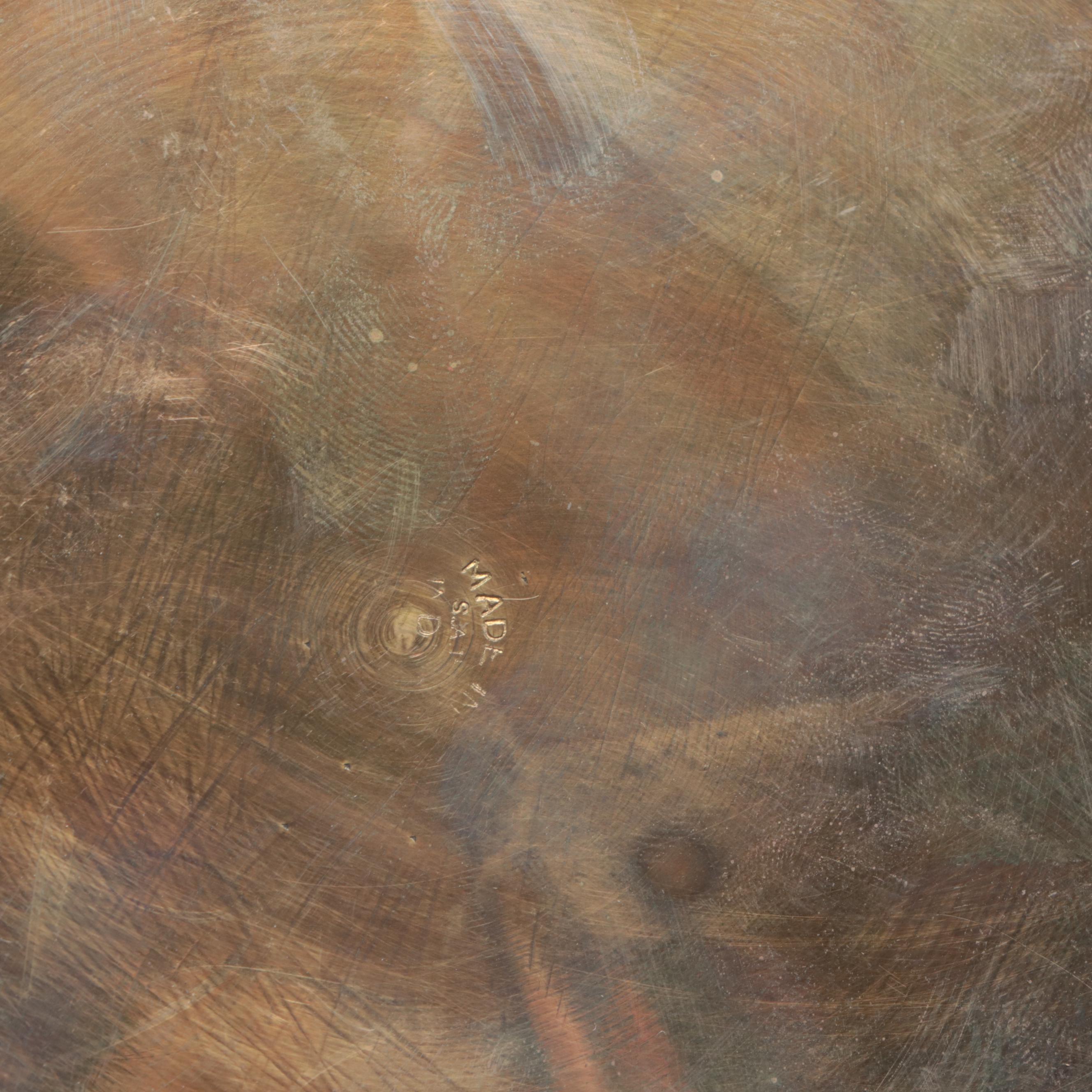 Indian Enameled and Carved Brass Boxes, Mid to Late 20th Century