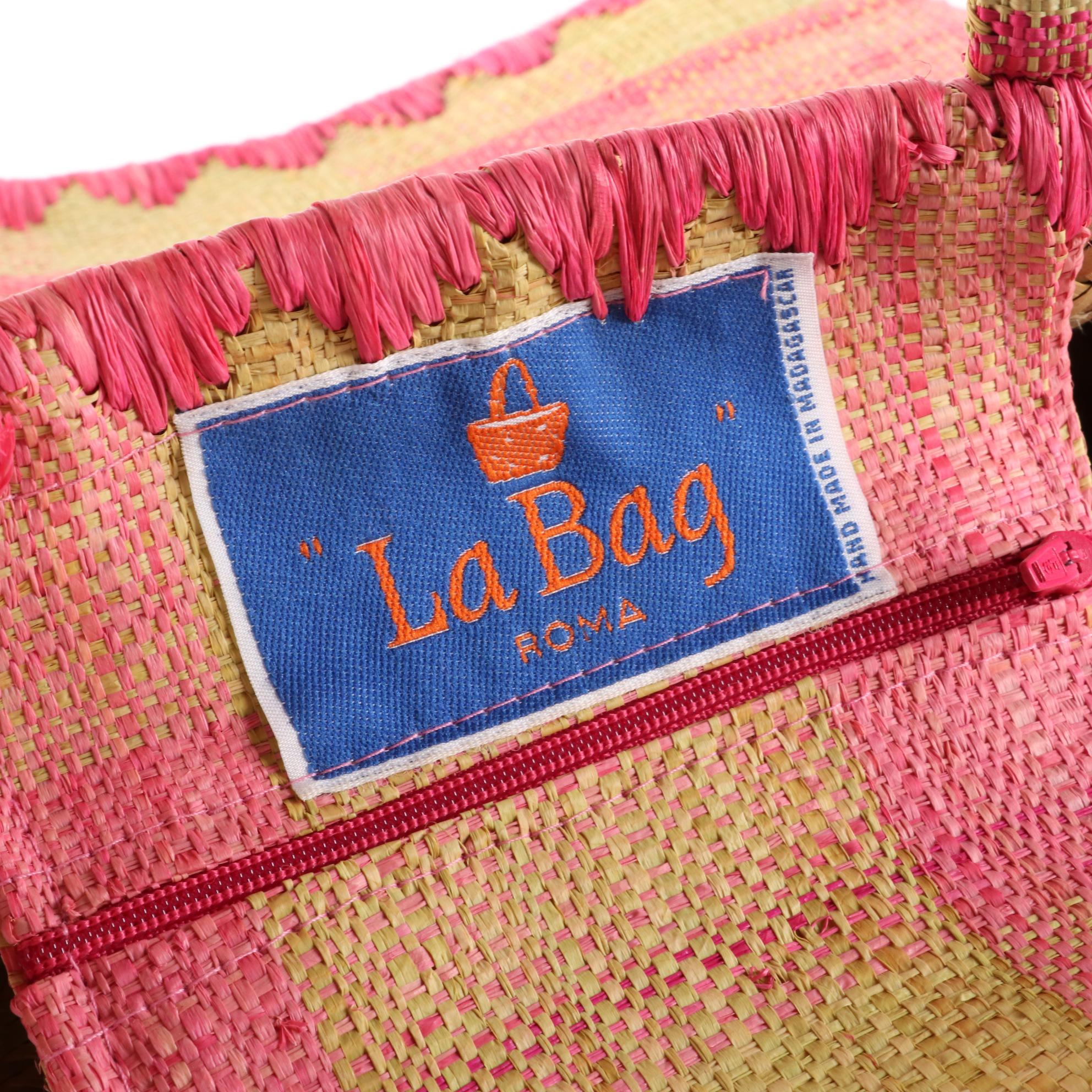 Ganson and Aspects Woven Leather Shoulder Bags and La Bag Straw Tote