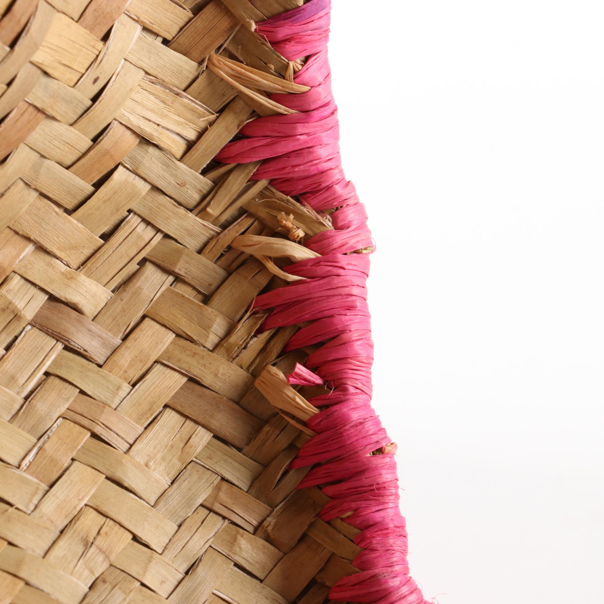 Ganson and Aspects Woven Leather Shoulder Bags and La Bag Straw Tote