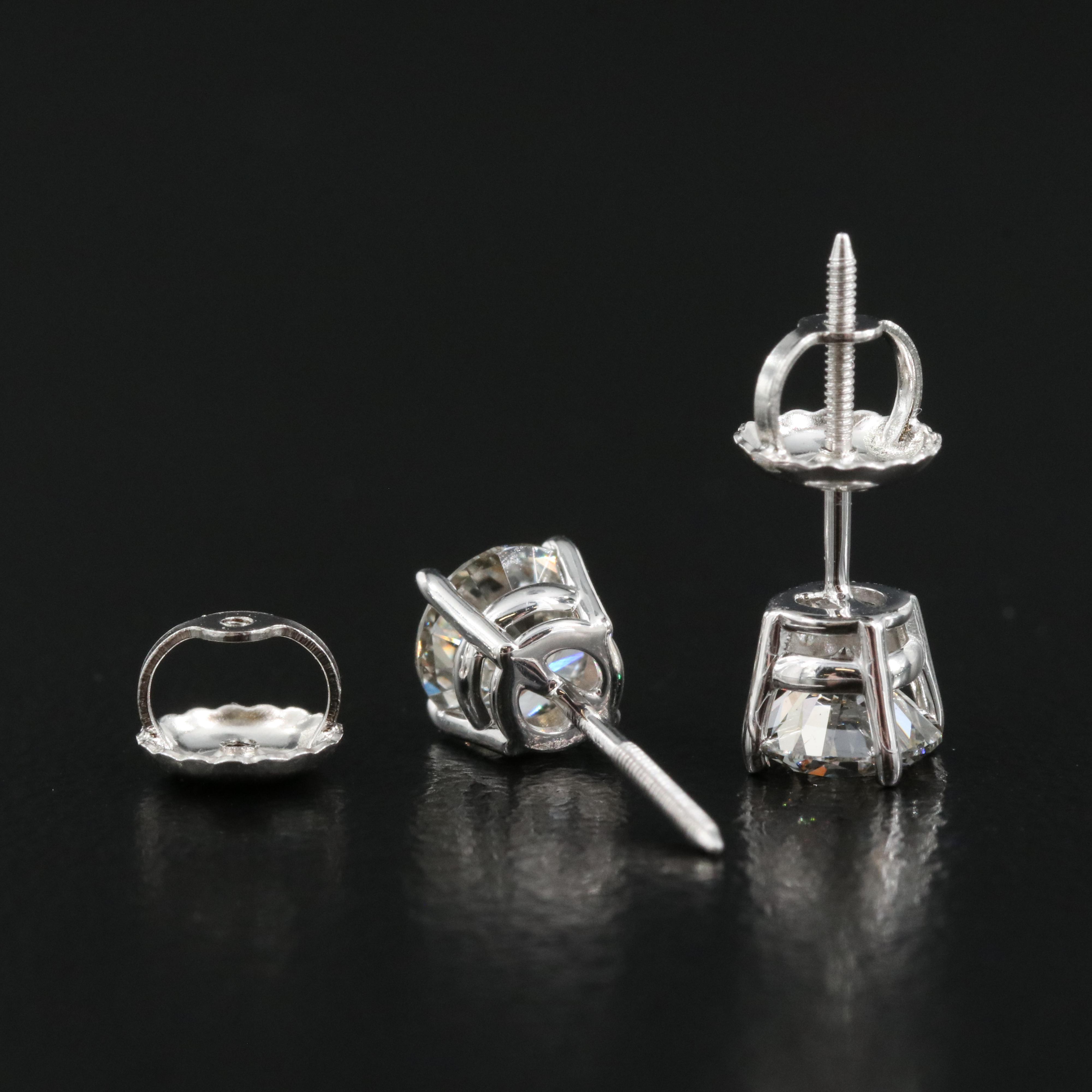 14K 0.95 CTW Lab Grown Diamond Stud Earrings