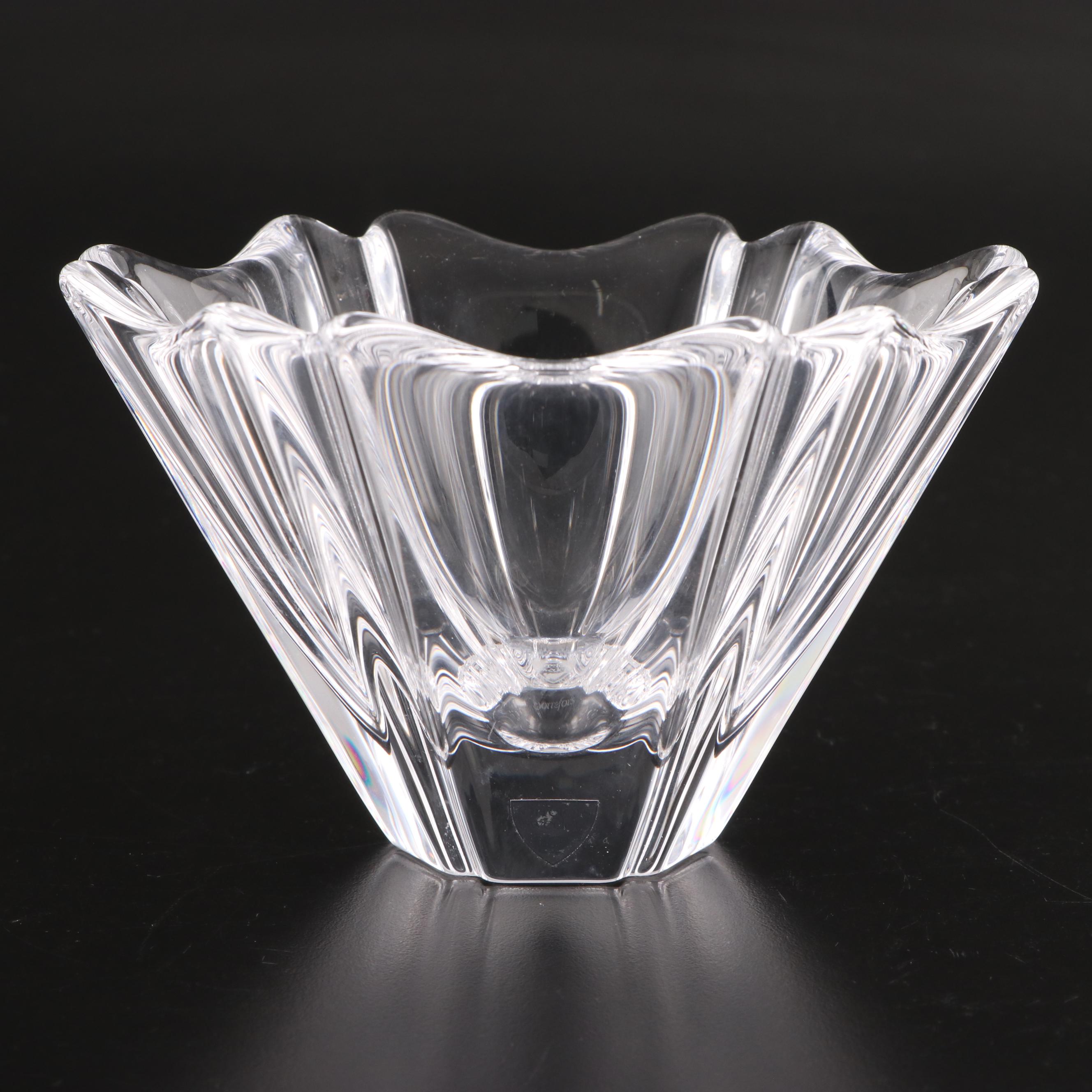 Orrefors "Orion" Bowl, Waterford "Odyssey" Square Bowl, and Other Bowls