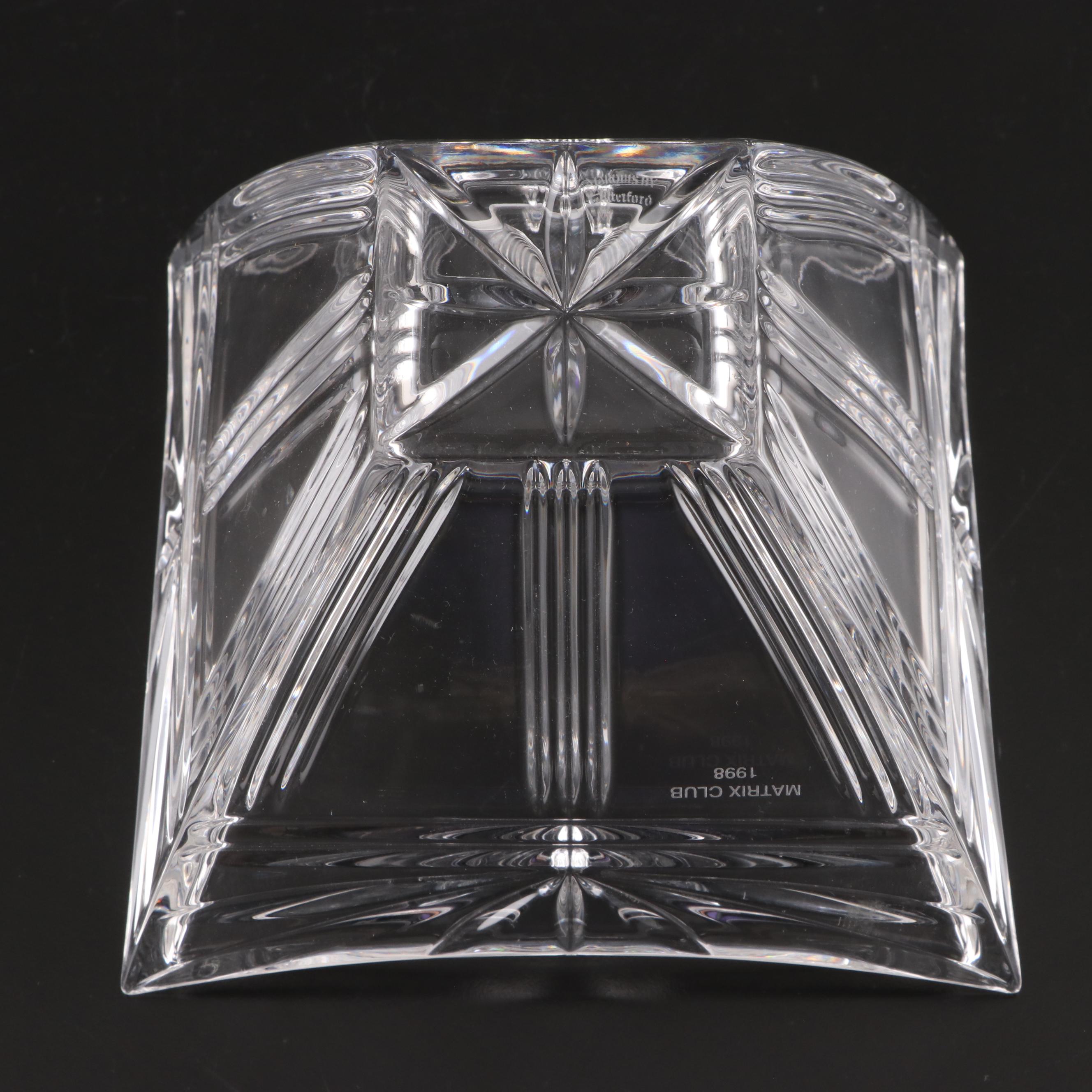 Orrefors "Orion" Bowl, Waterford "Odyssey" Square Bowl, and Other Bowls