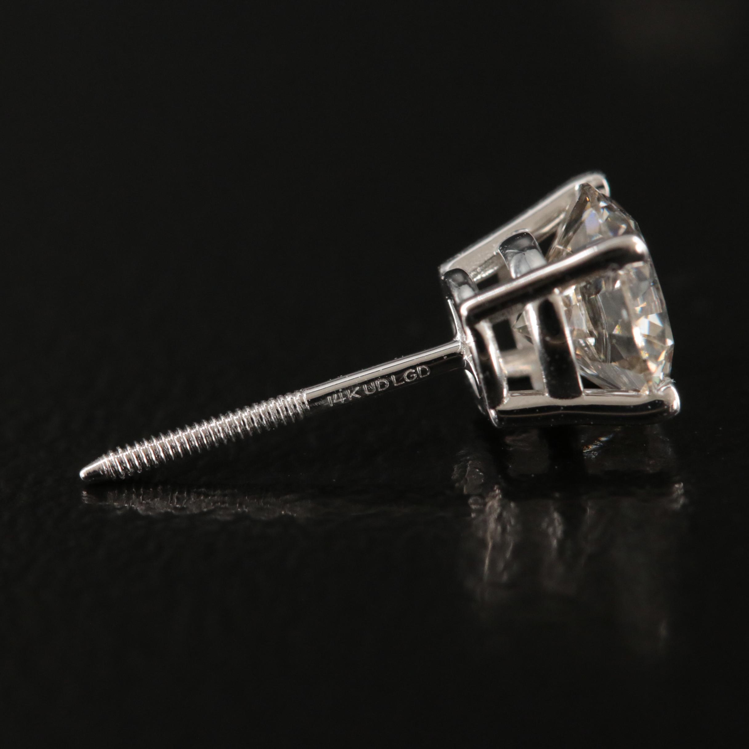 14K 1.40 CTW Lab Grown Diamond Earrings