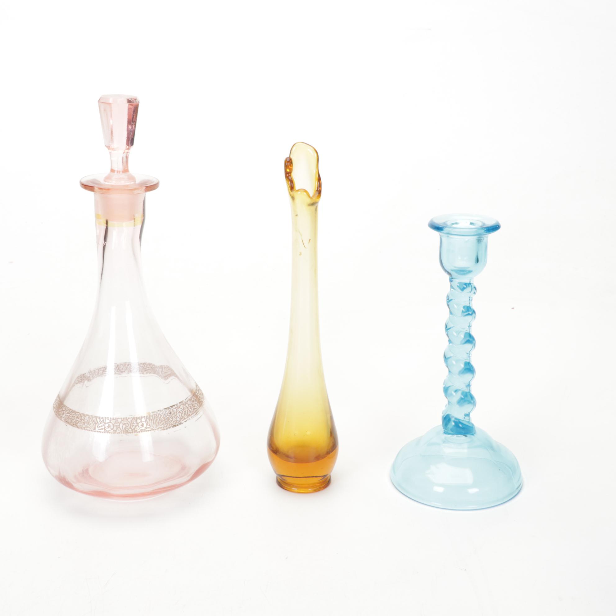 Viking, Depression, Carnival and Other Glass Vases, Bowls and More