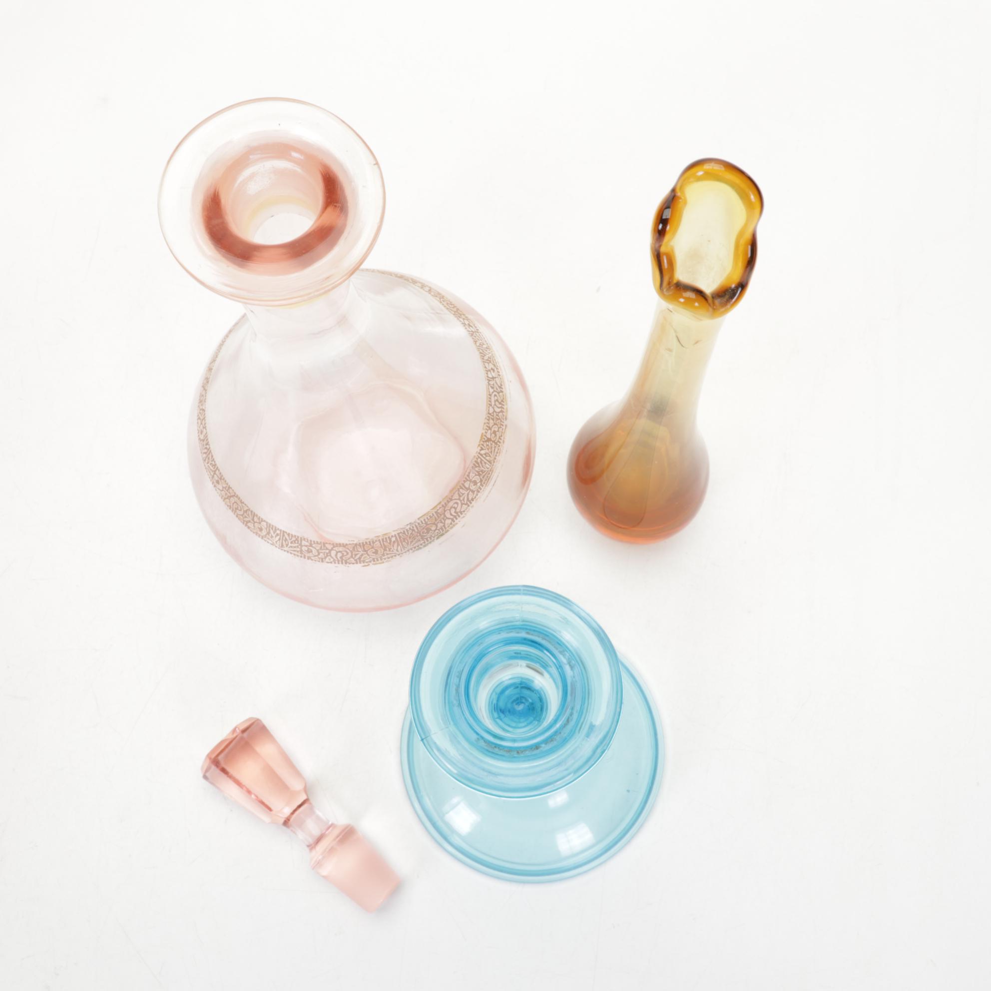 Viking, Depression, Carnival and Other Glass Vases, Bowls and More