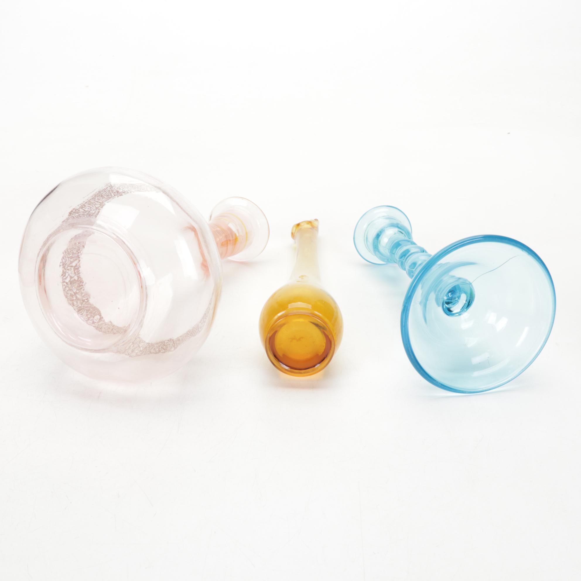 Viking, Depression, Carnival and Other Glass Vases, Bowls and More