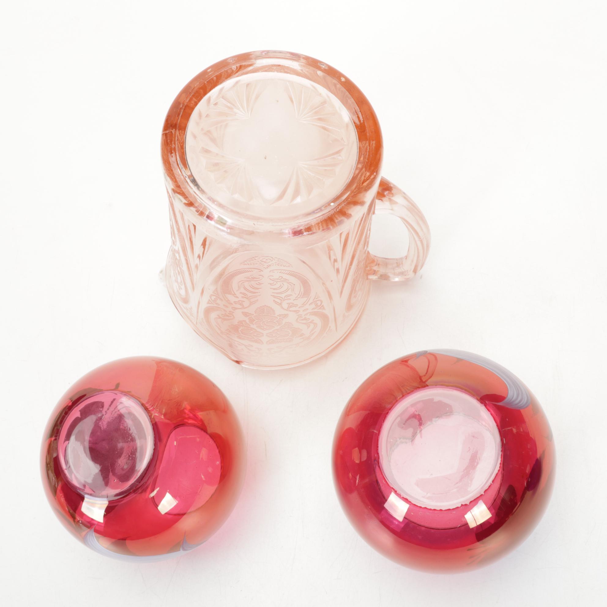 Viking, Depression, Carnival and Other Glass Vases, Bowls and More