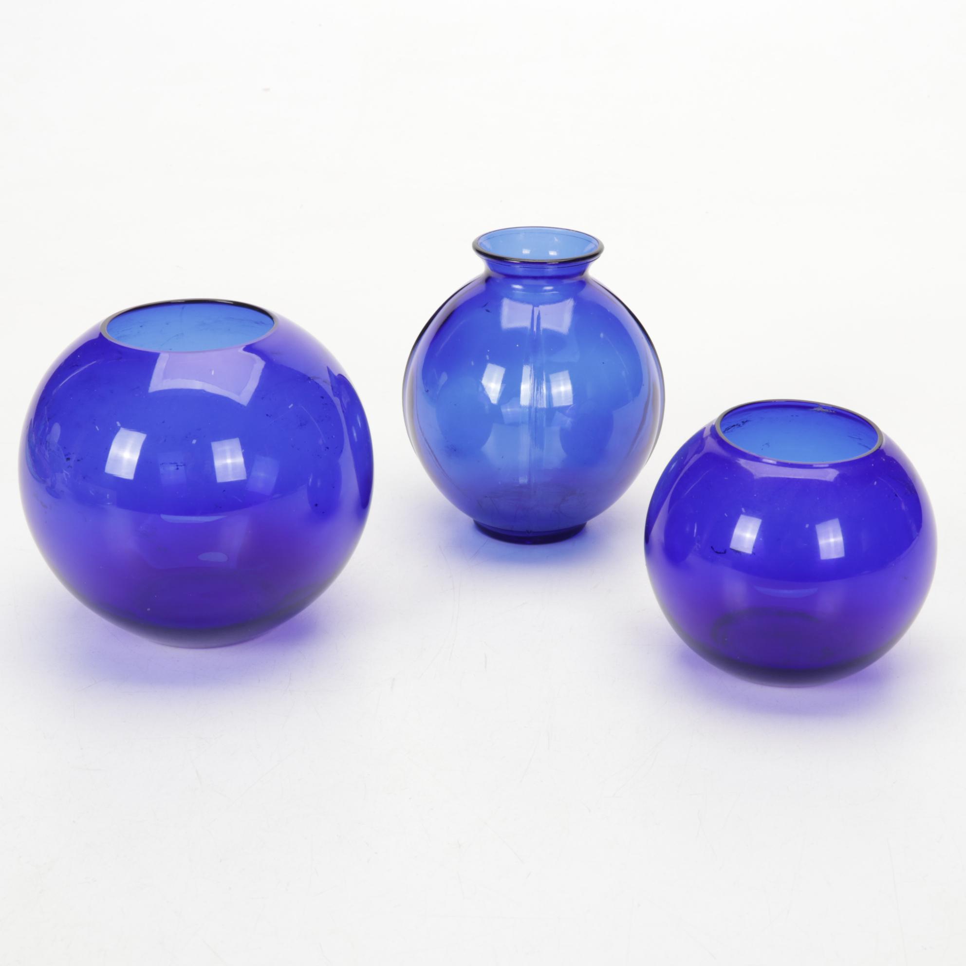 Viking, Depression, Carnival and Other Glass Vases, Bowls and More