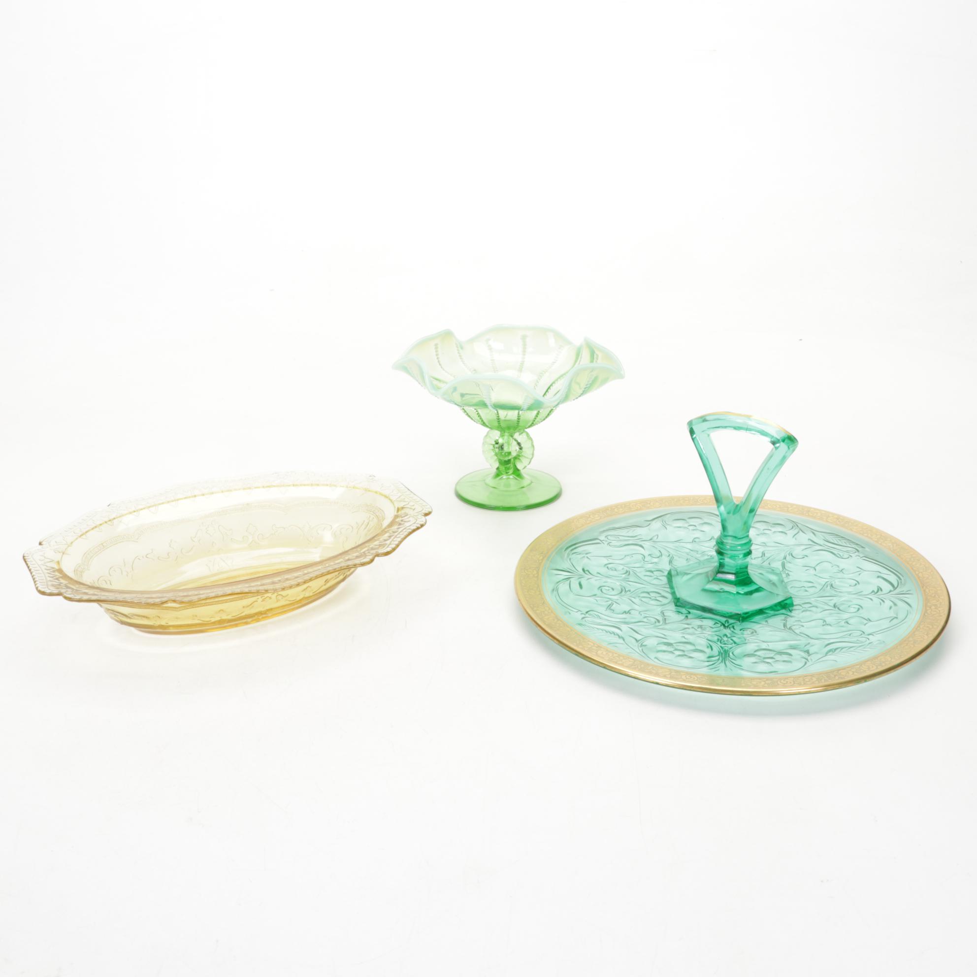 Viking, Depression, Carnival and Other Glass Vases, Bowls and More