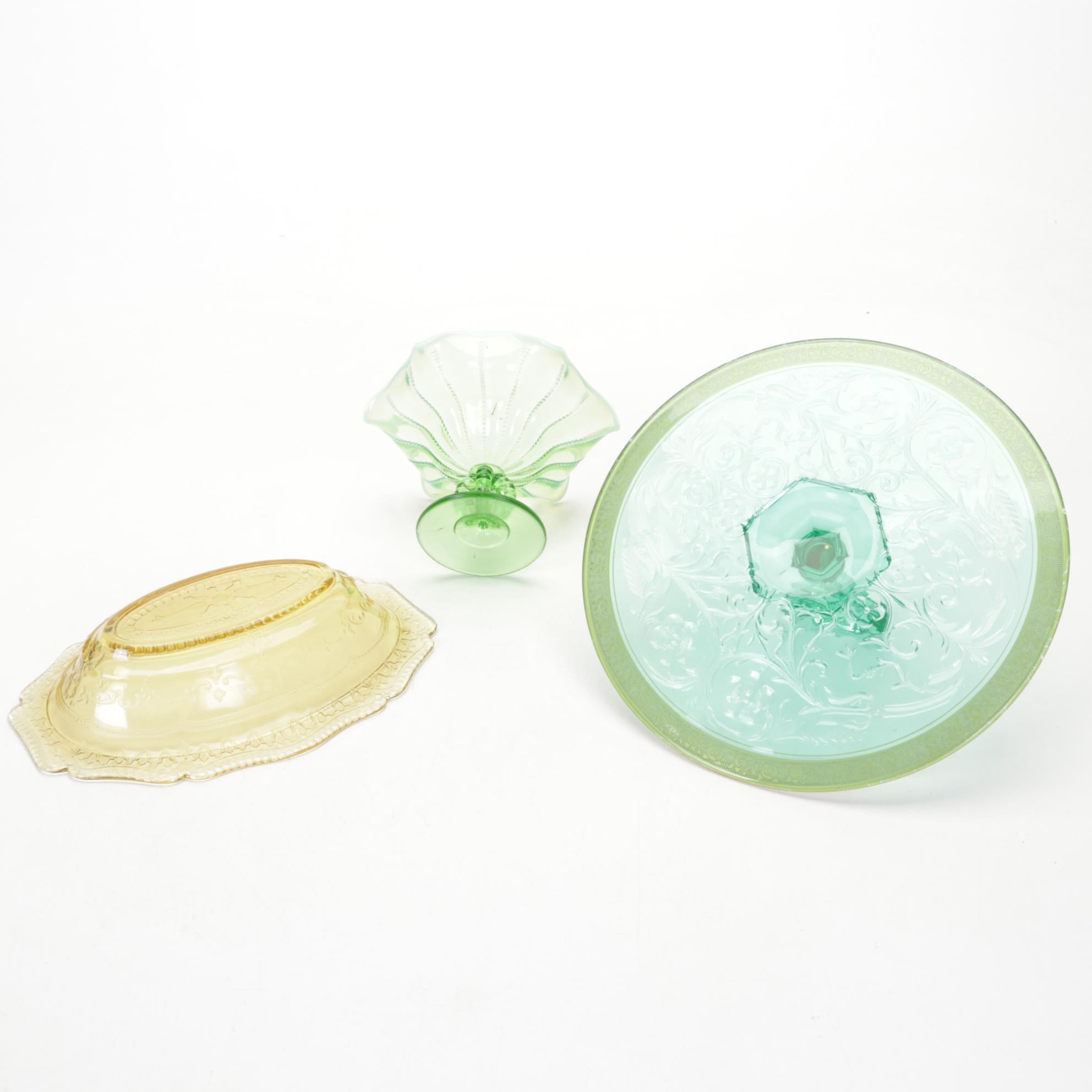 Viking, Depression, Carnival and Other Glass Vases, Bowls and More