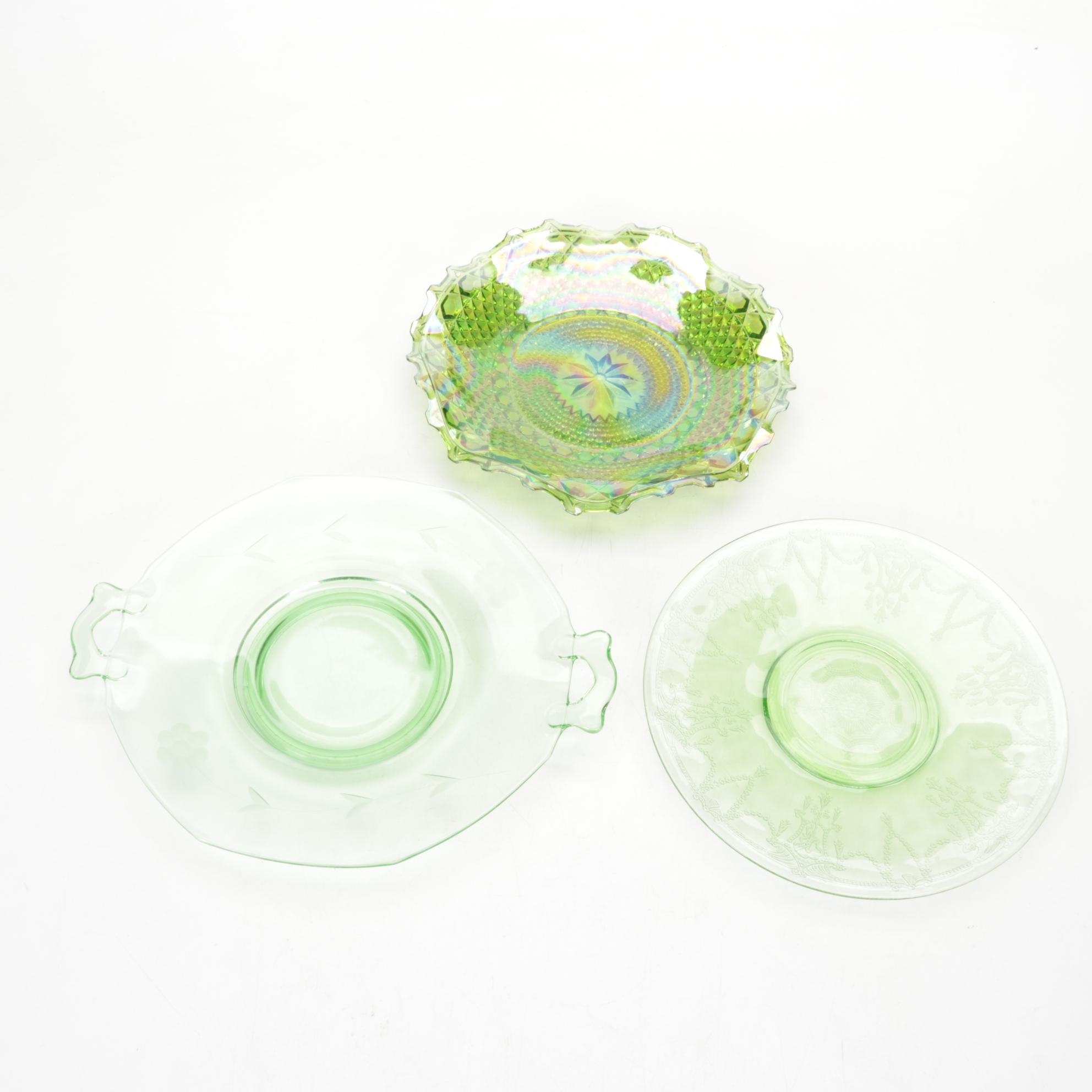 Viking, Depression, Carnival and Other Glass Vases, Bowls and More