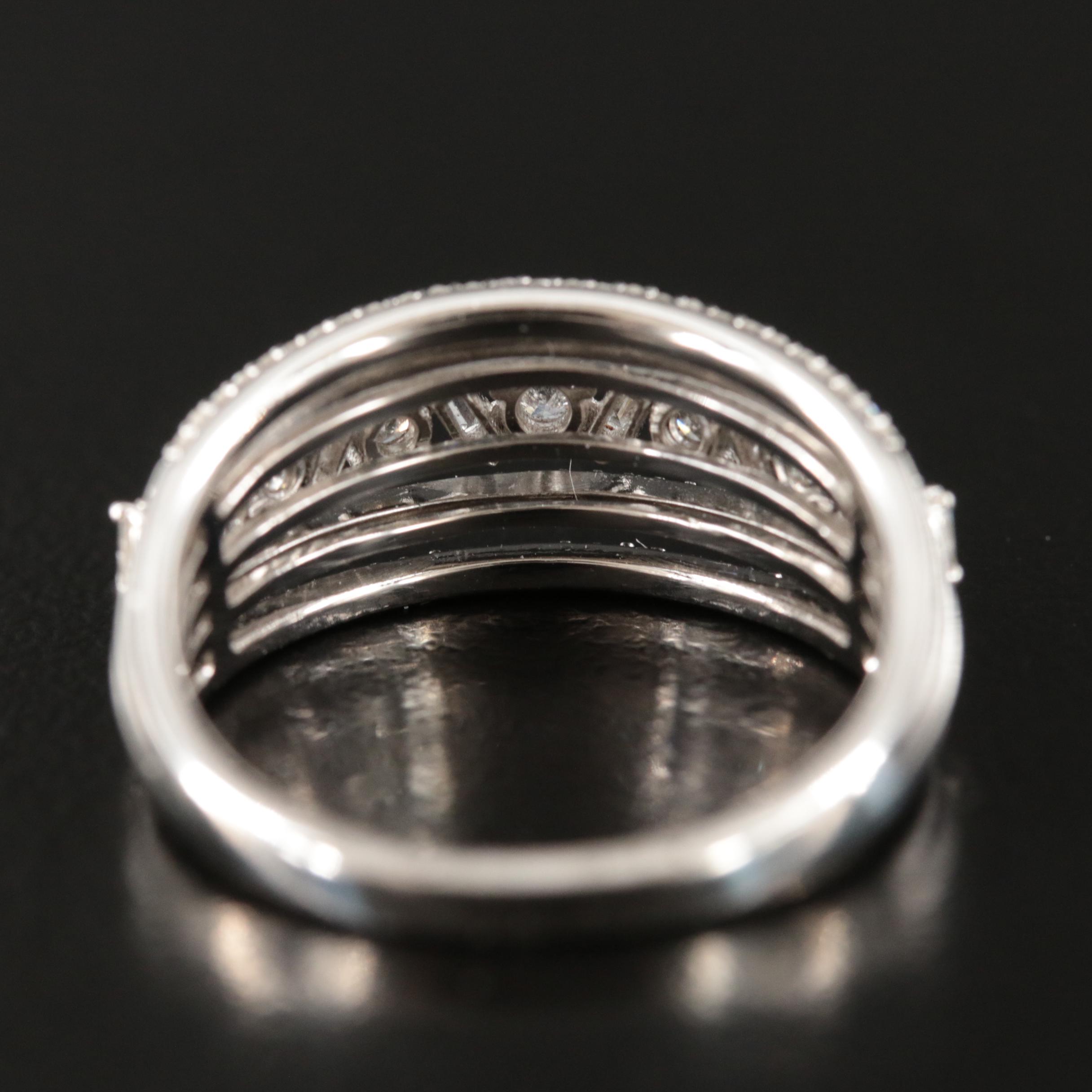 Sterling Diamond Ring